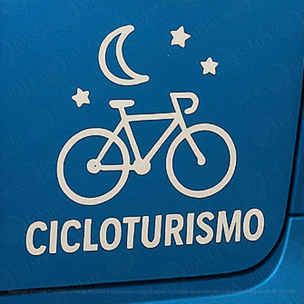 cicloturismo bike bicileta ciclismo adesivos para carro mod:189