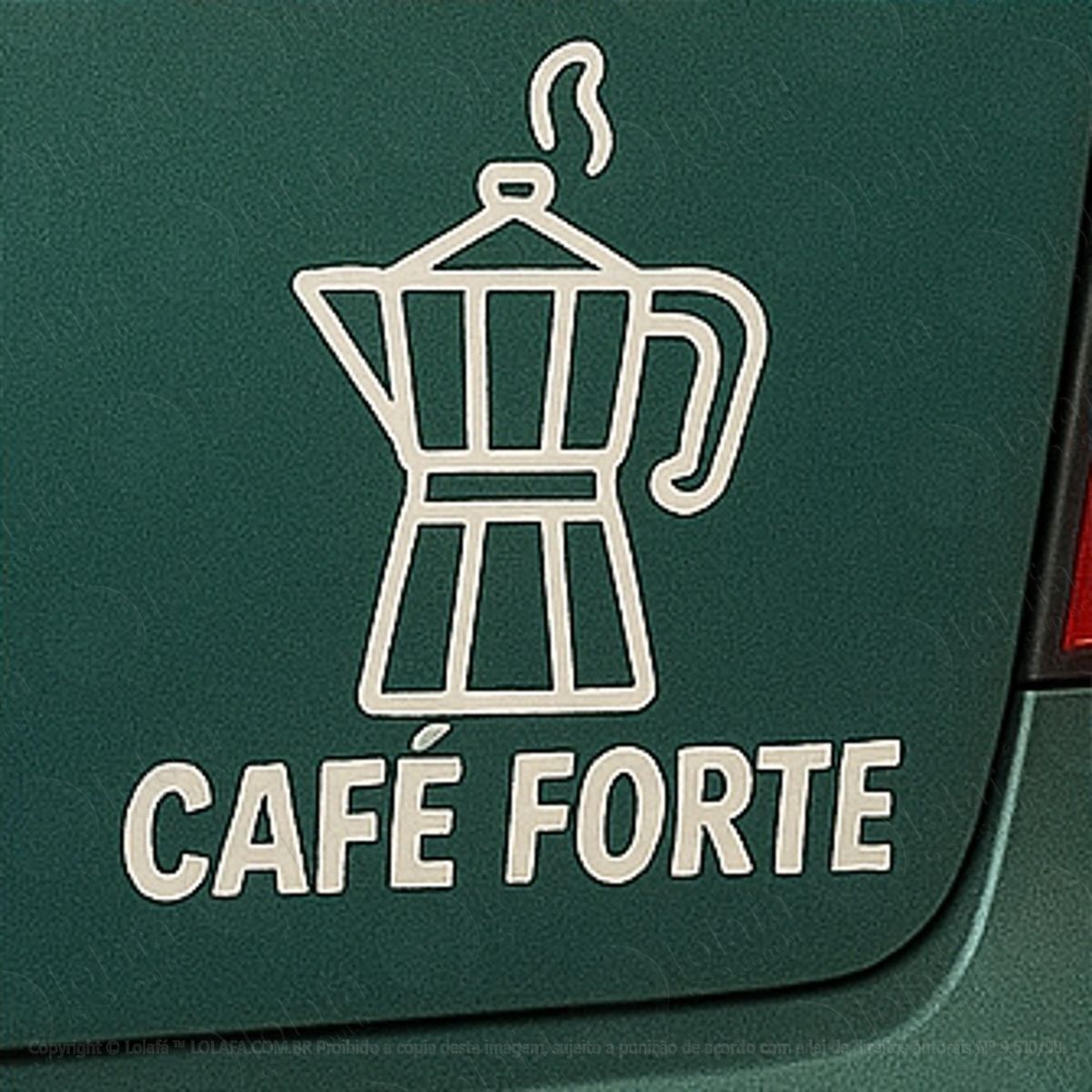 café forte adesivos para carro mod:209