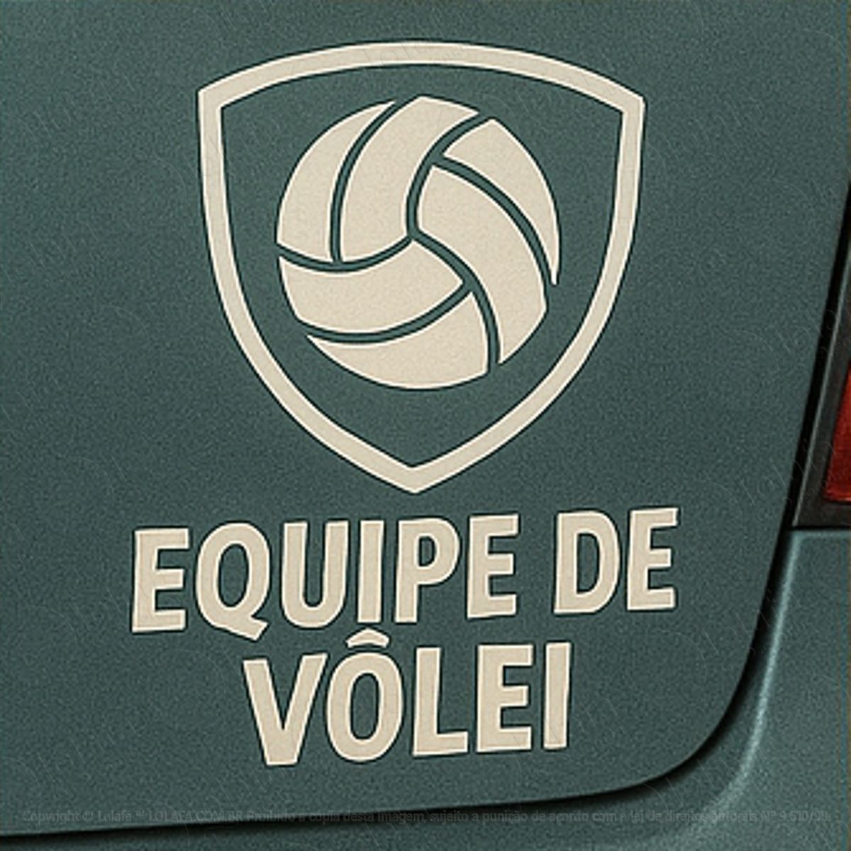 equipe de vôlei adesivos para carro mod:212