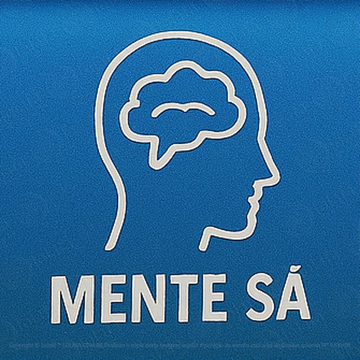 mente sã adesivos para carro mod:215