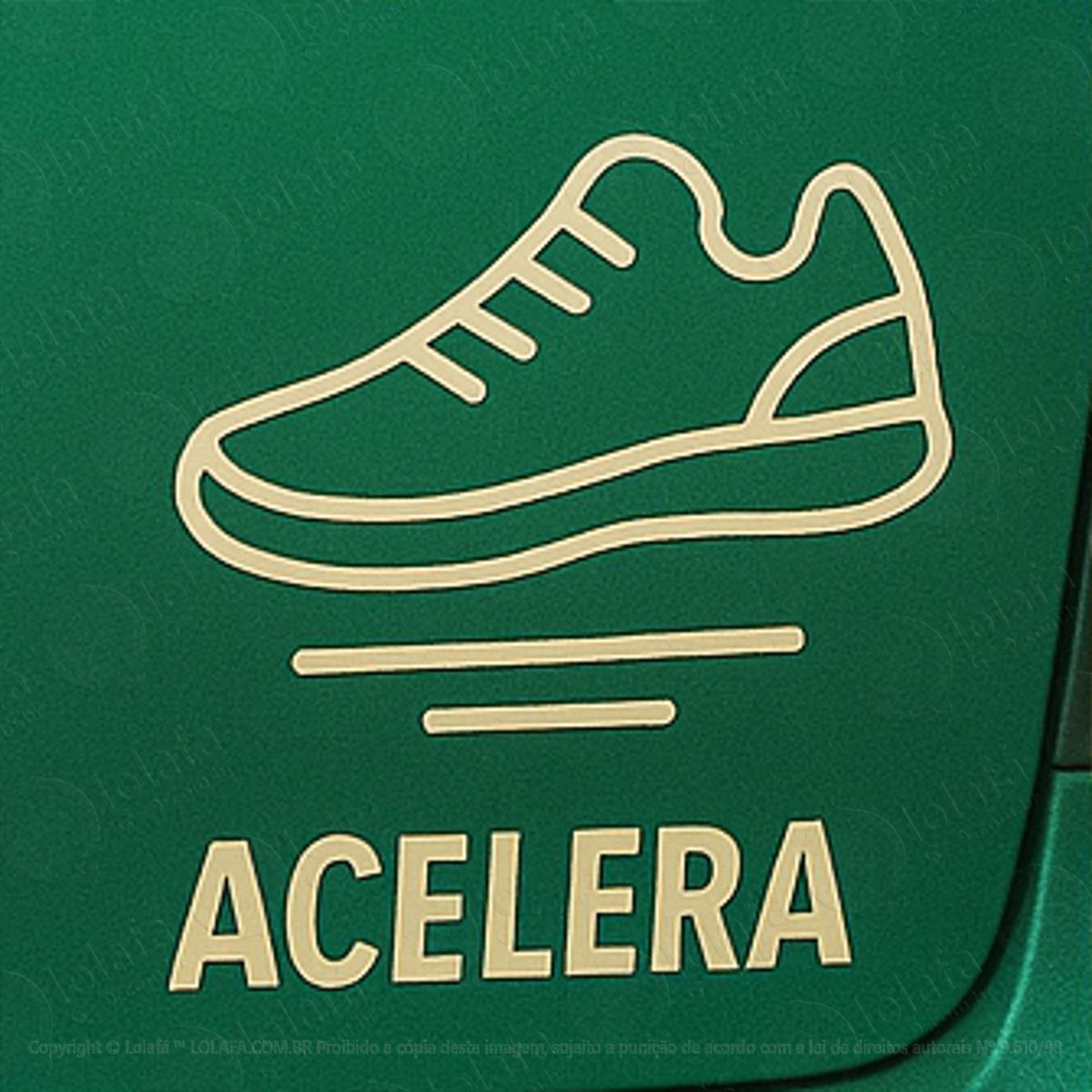 acelera corrida corredor adesivos para carro mod:223
