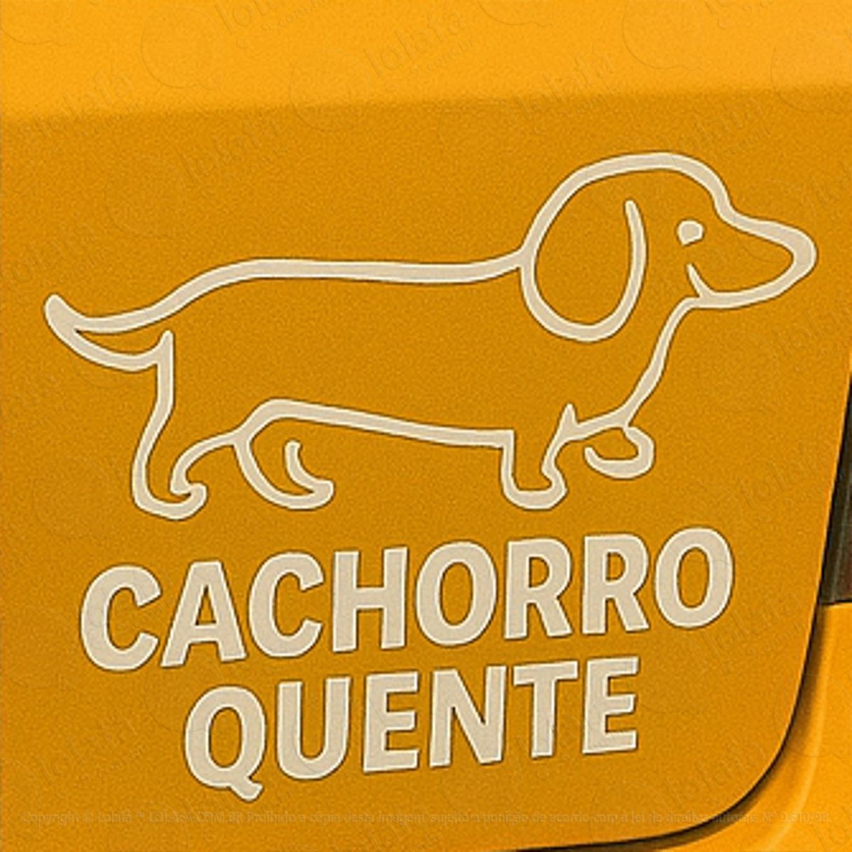 cachorro quente hot dog adesivos para carro mod:229