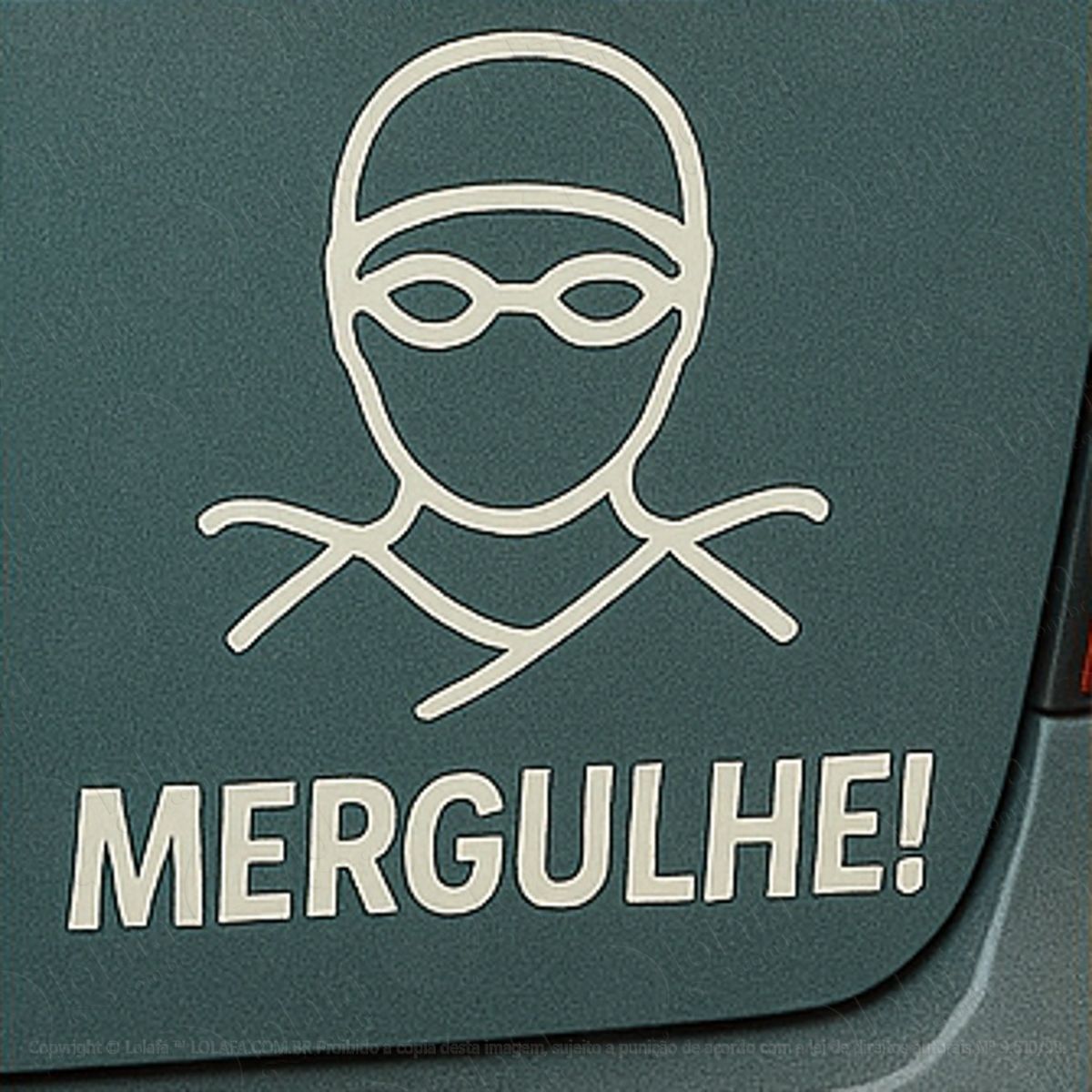 mergulhe natação adesivos para carro mod:246