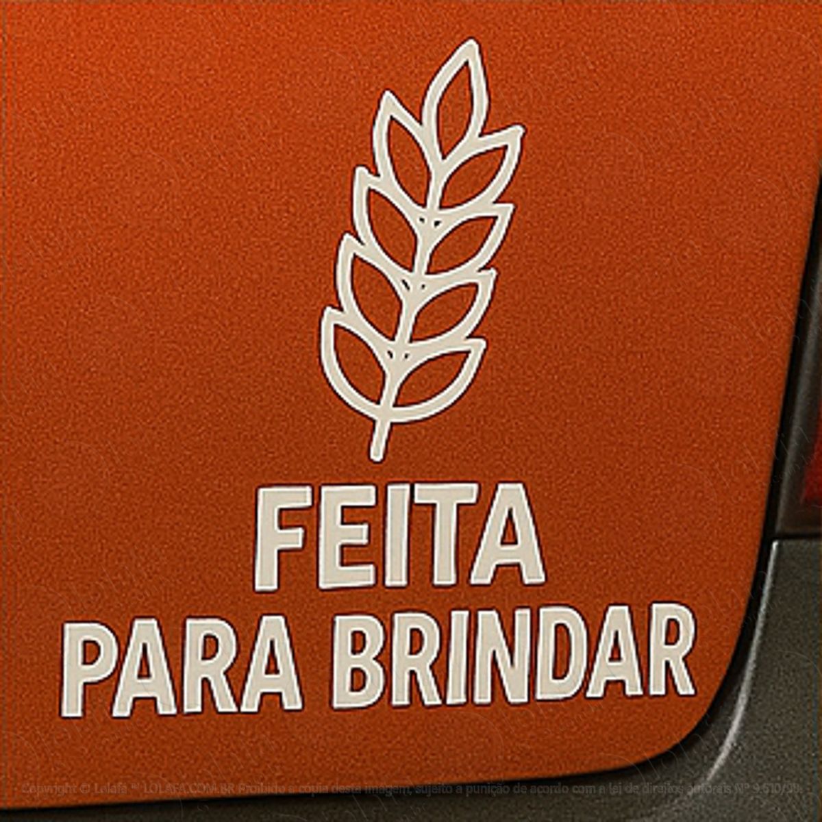 feita para brindar cerveja adesivos para carro mod:253