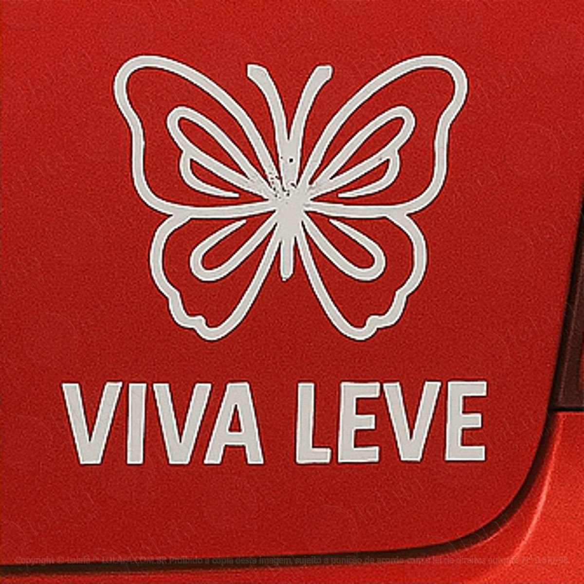 borboleta viva leve adesivos para carro mod:260