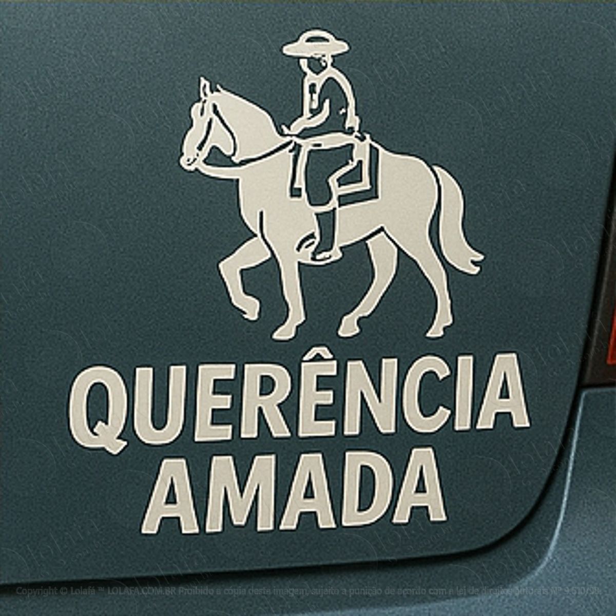 gaúcho querência amada adesivos para carro mod:261