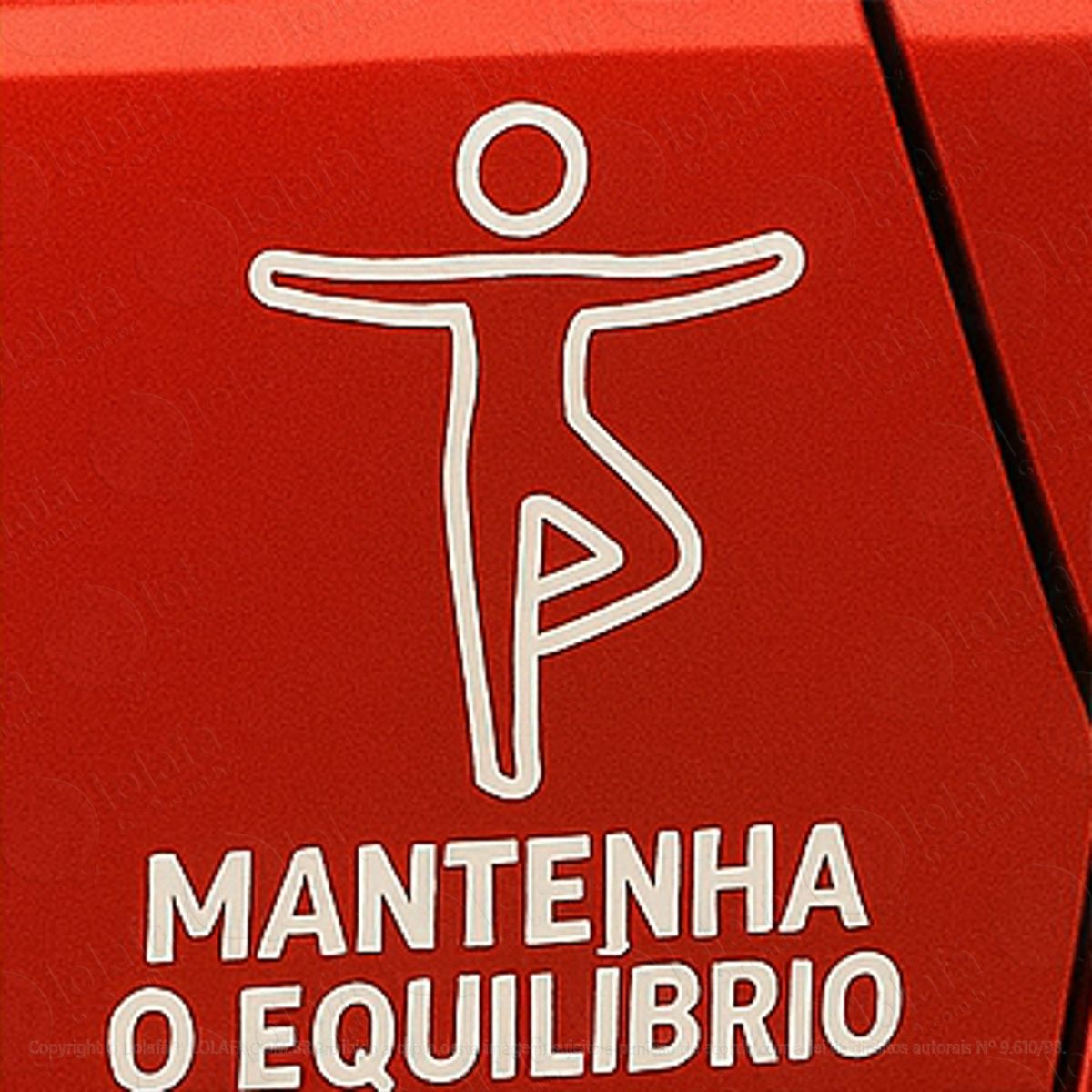 mantenha o equilíbrio adesivos para carro mod:266
