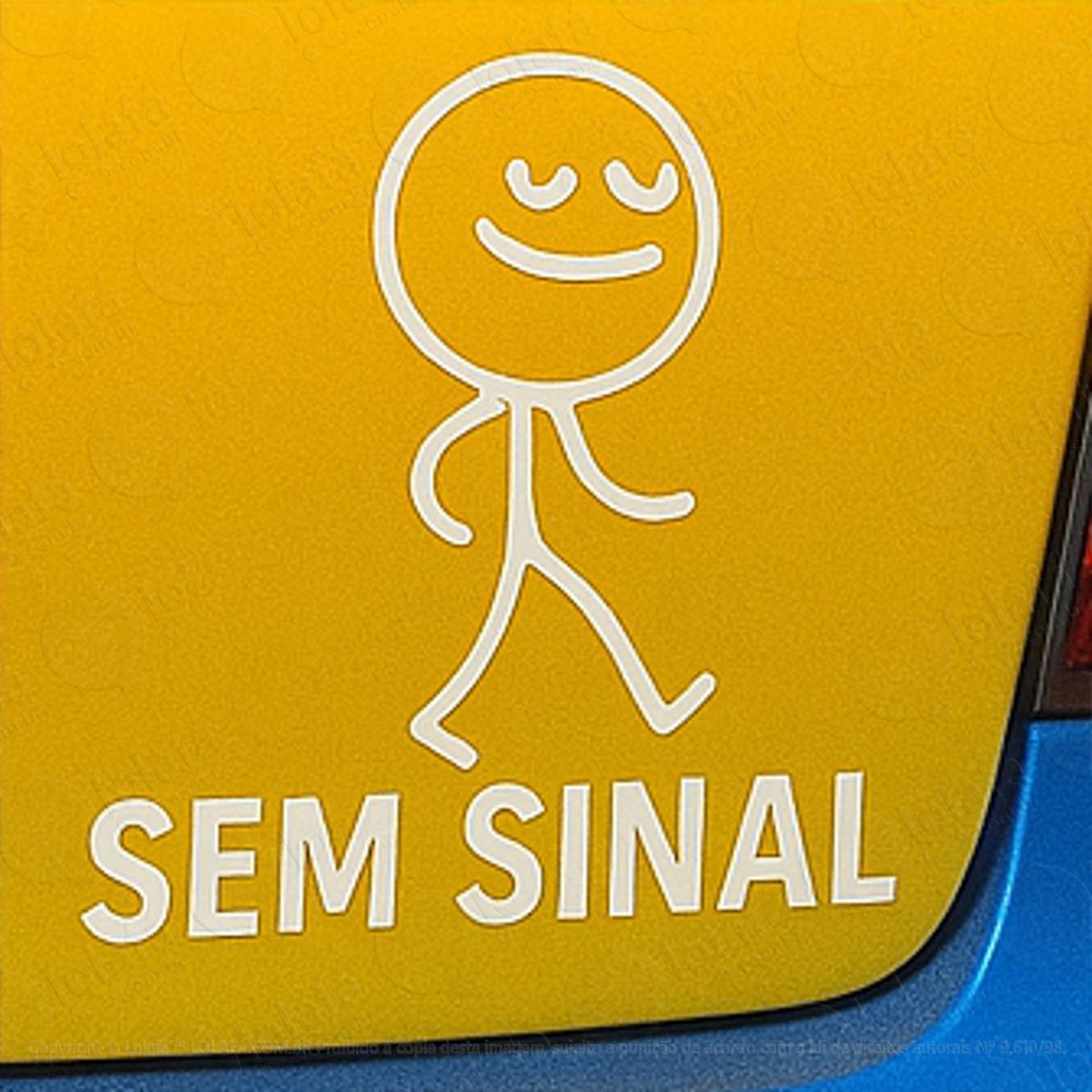 sem sinal adesivos para carro mod:269