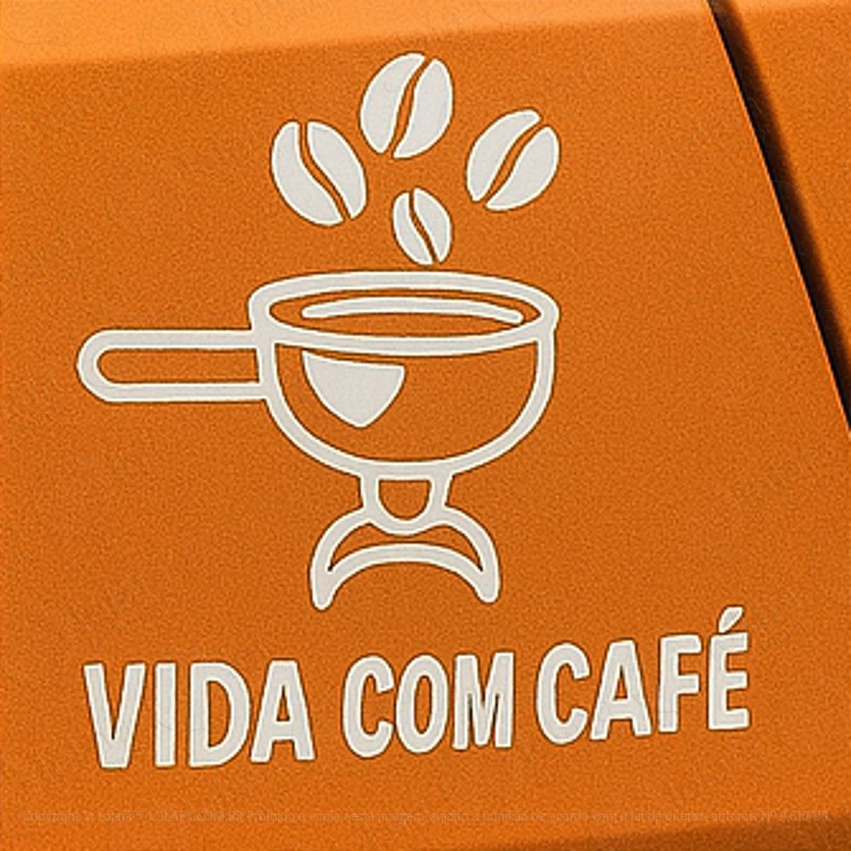 vida com café adesivos para carro mod:276