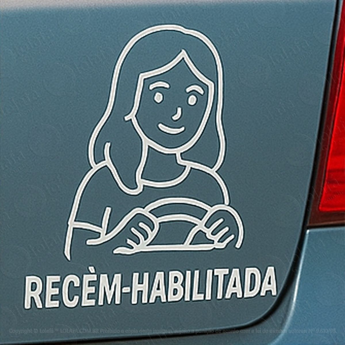 recém habilitada adesivos para carro mod:319
