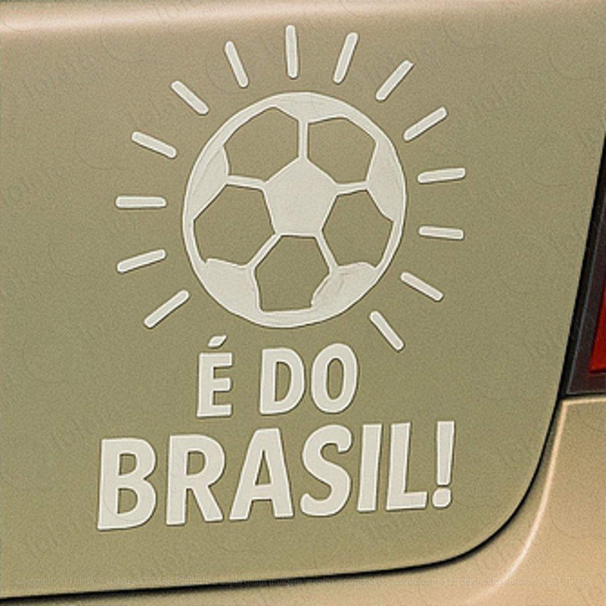 É do brasil futebol adesivos para carro mod:325