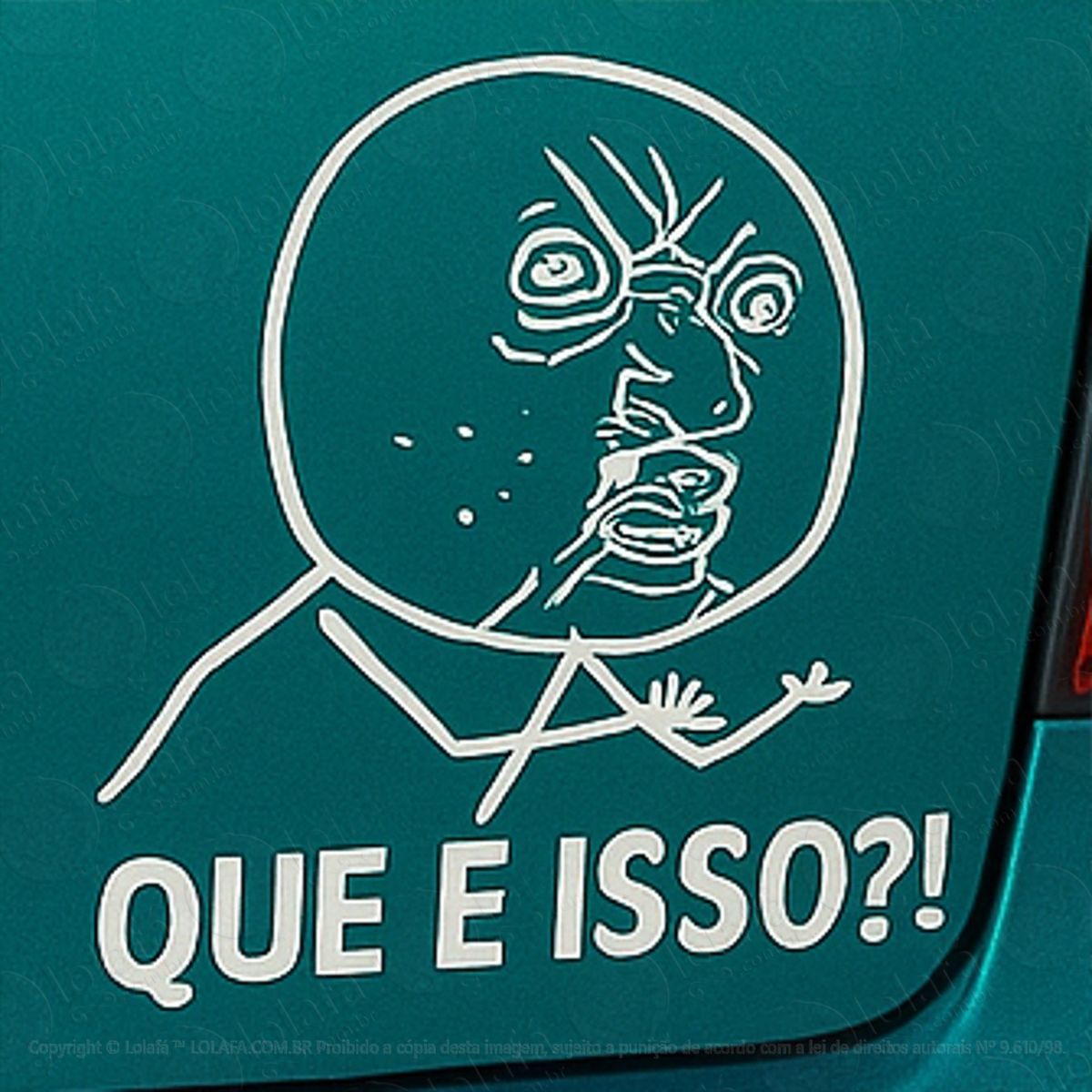 troll face meme que é isso adesivos para carro mod:330