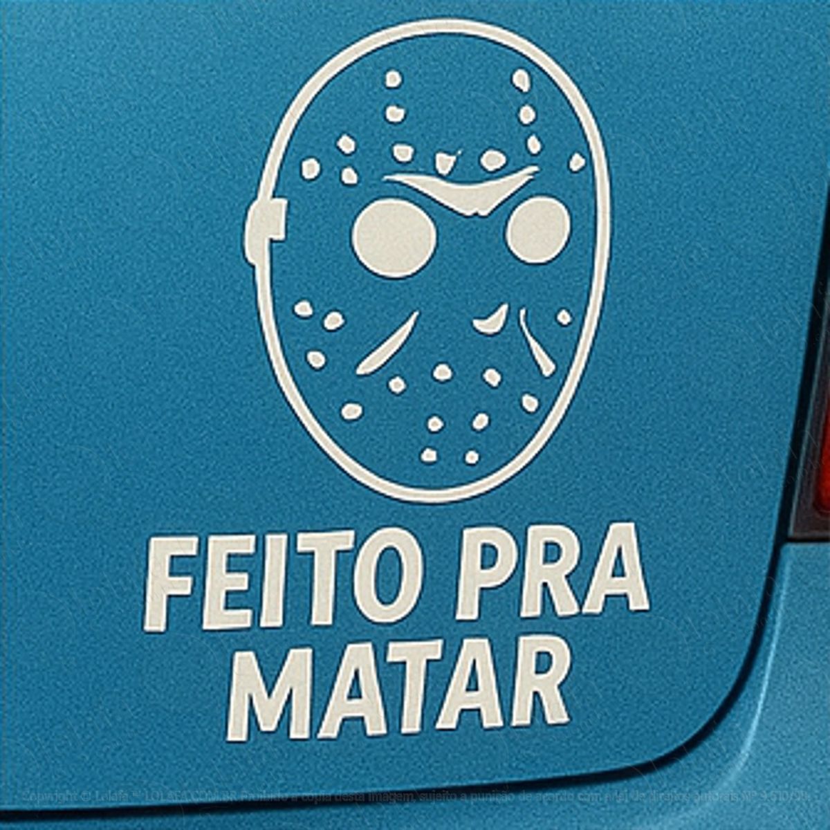 máscara jason adesivos para carro mod:335