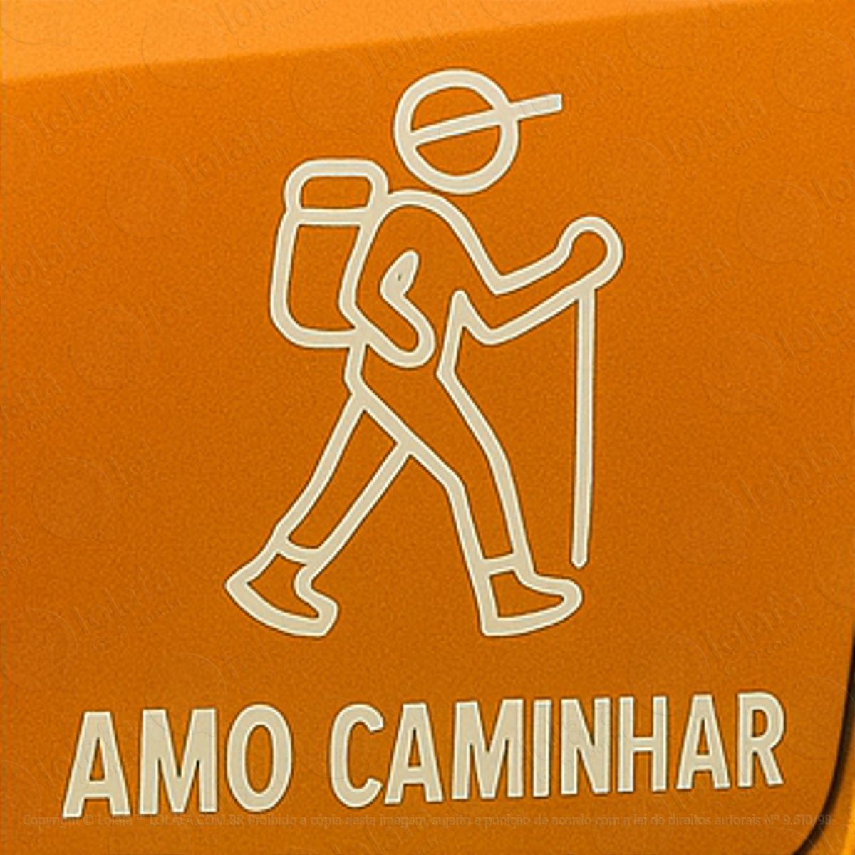 trekikng trilha amo caminhar adesivos para carro mod:351