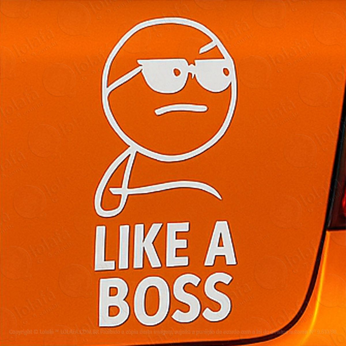 Meme Like a Boss Adesivos Para Carro Mod:355