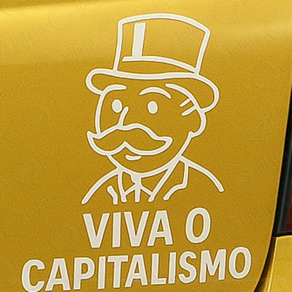 viva o capitalismo adesivos para carro mod:363