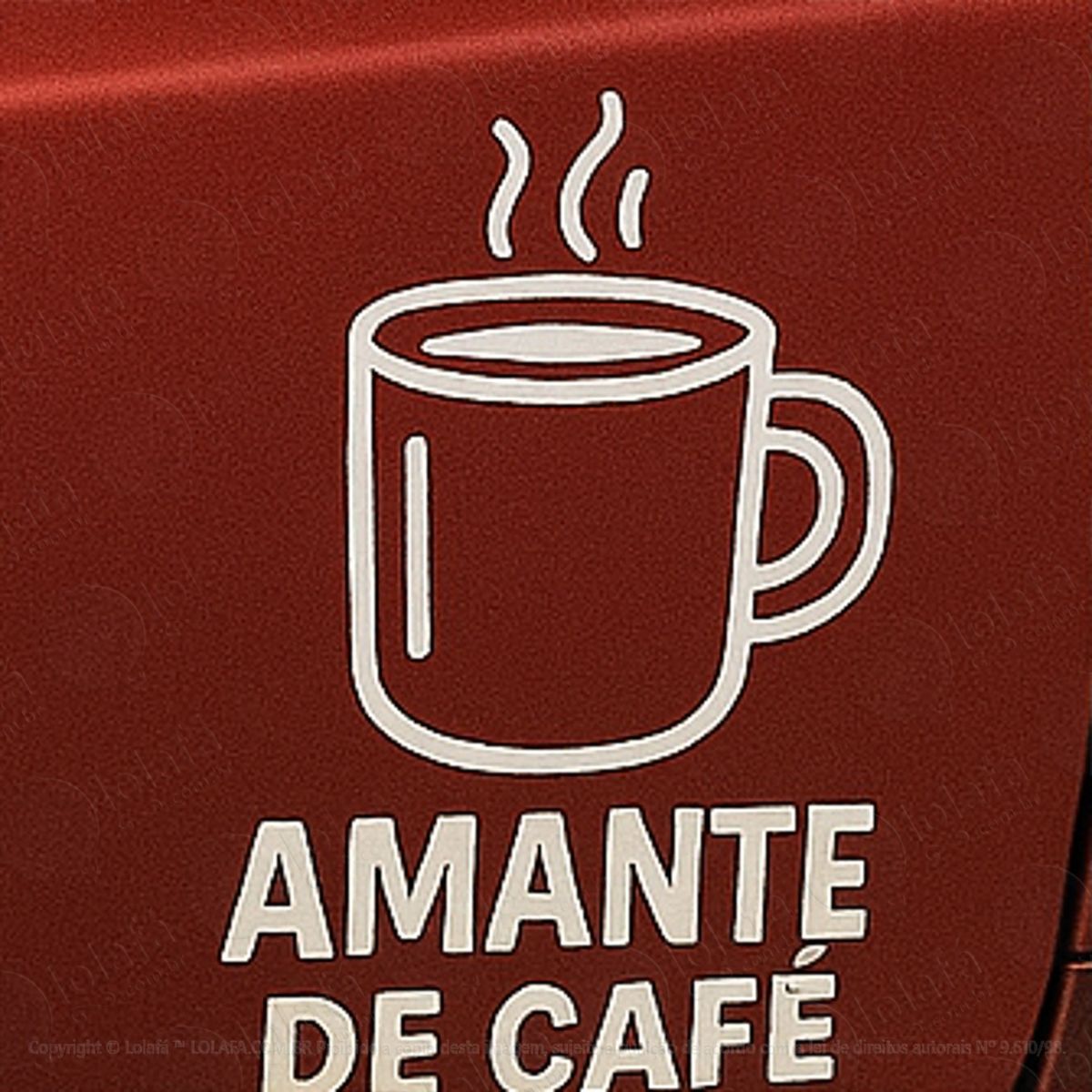 amante de café xícara adesivos para carro mod:372