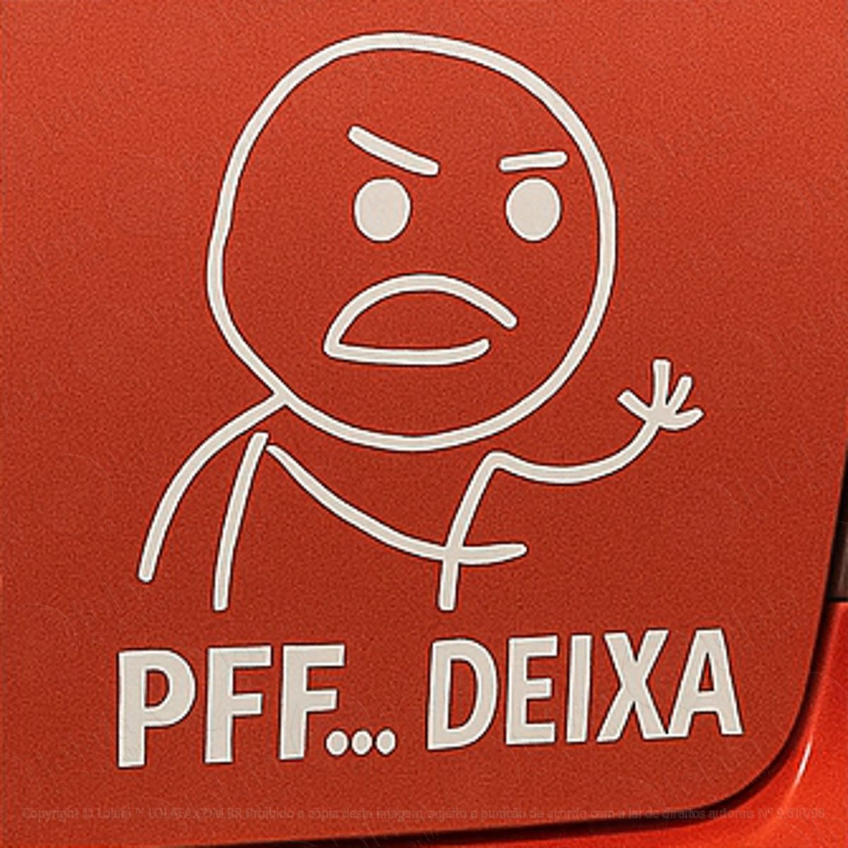 Meme PFF Deixa Adesivos Para Carro Mod:376