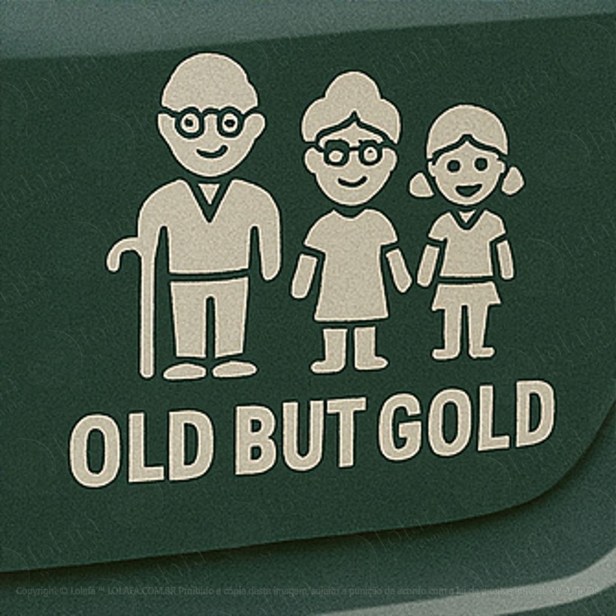 old but gold adesivos para carro mod:382