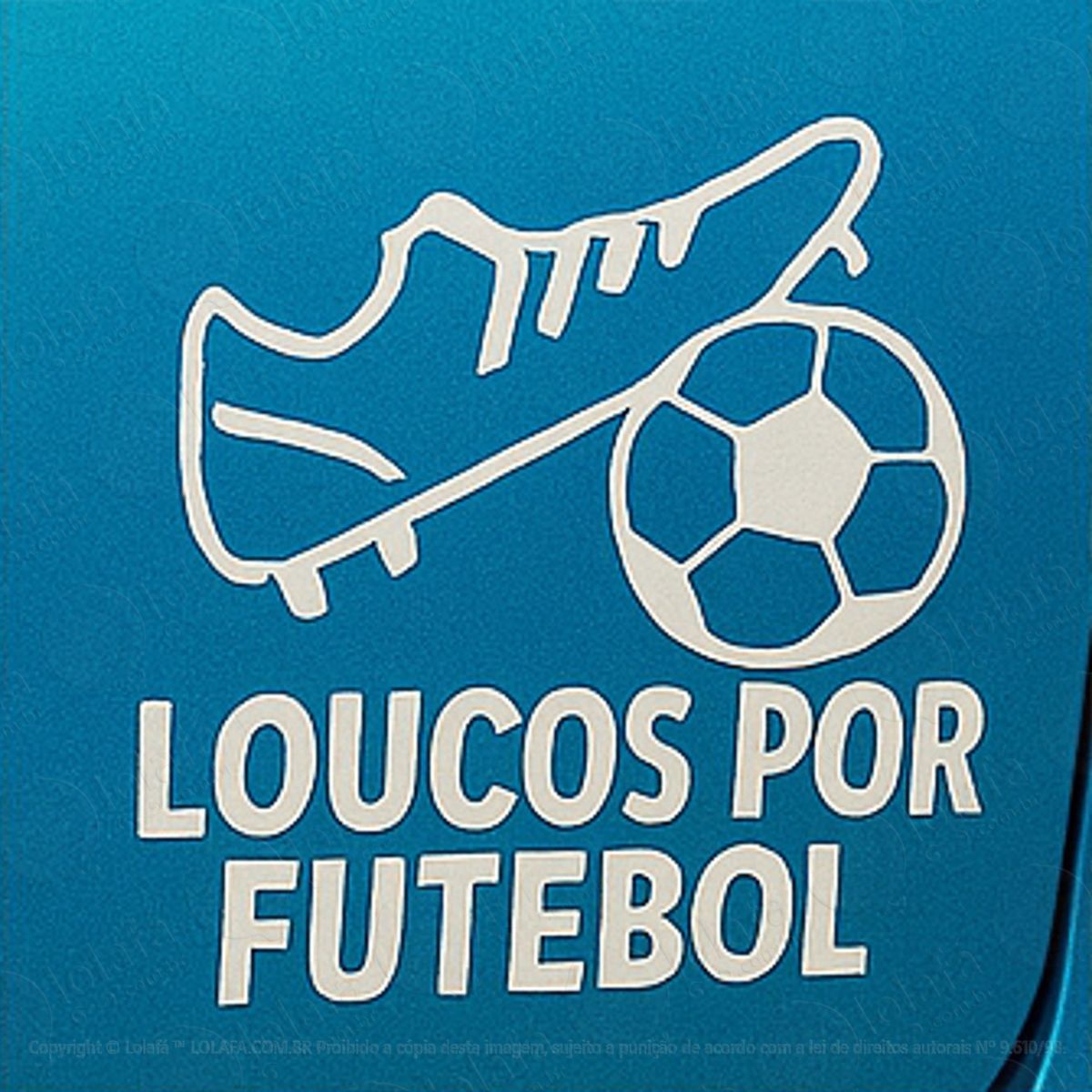 loucos por futebol adesivos para carro mod:393