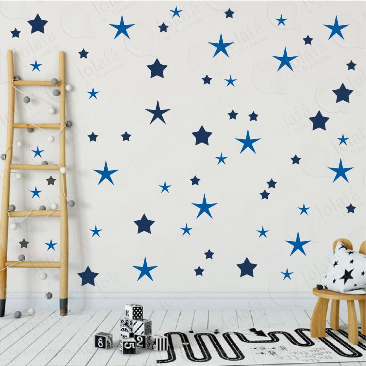 estrelas adesivos para quarto de bebê mod:17