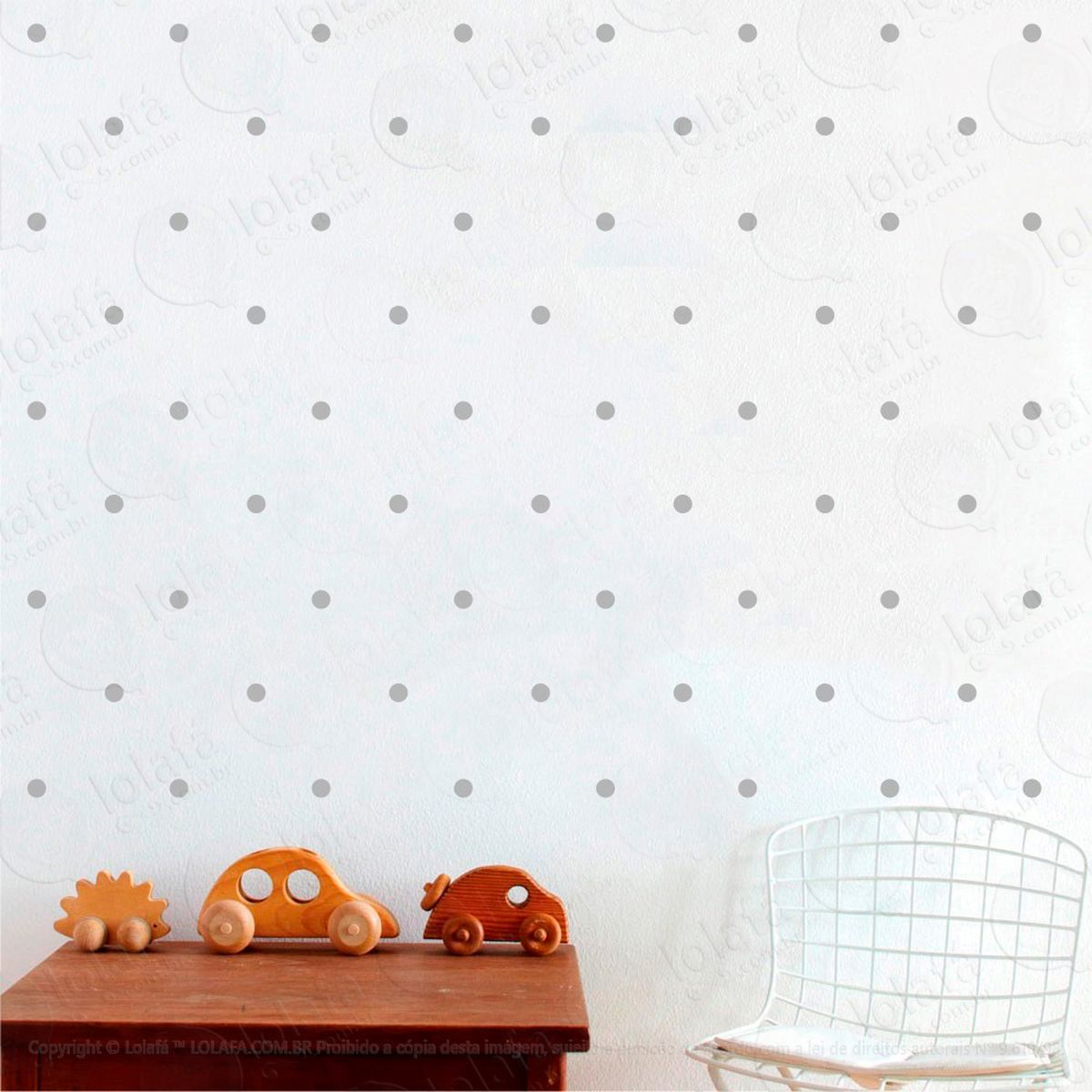 bolinhas adesivos para quarto de bebê mod:900