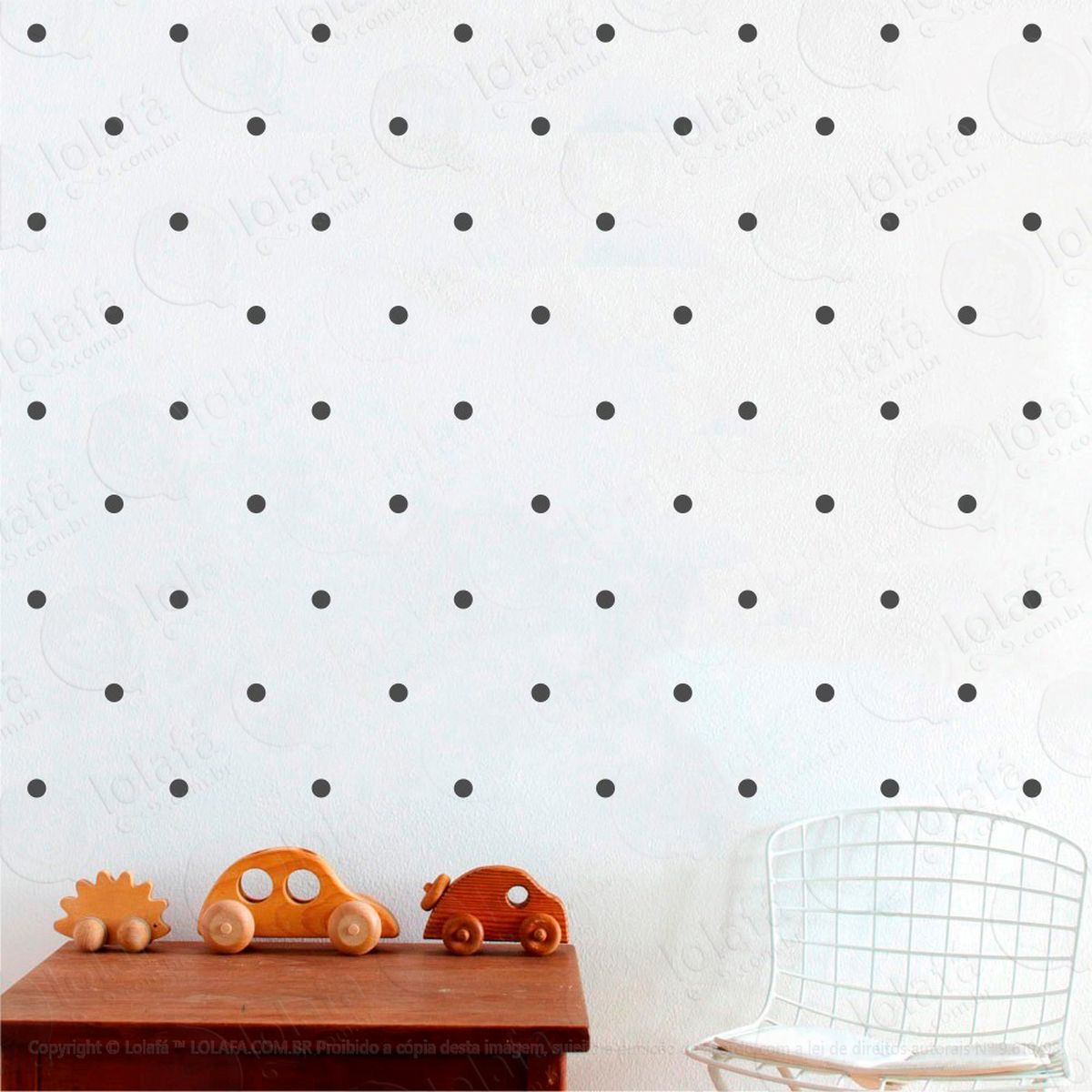 adesivos bolinhas 100 peças adesivos para quarto de bebê infantil mod:901