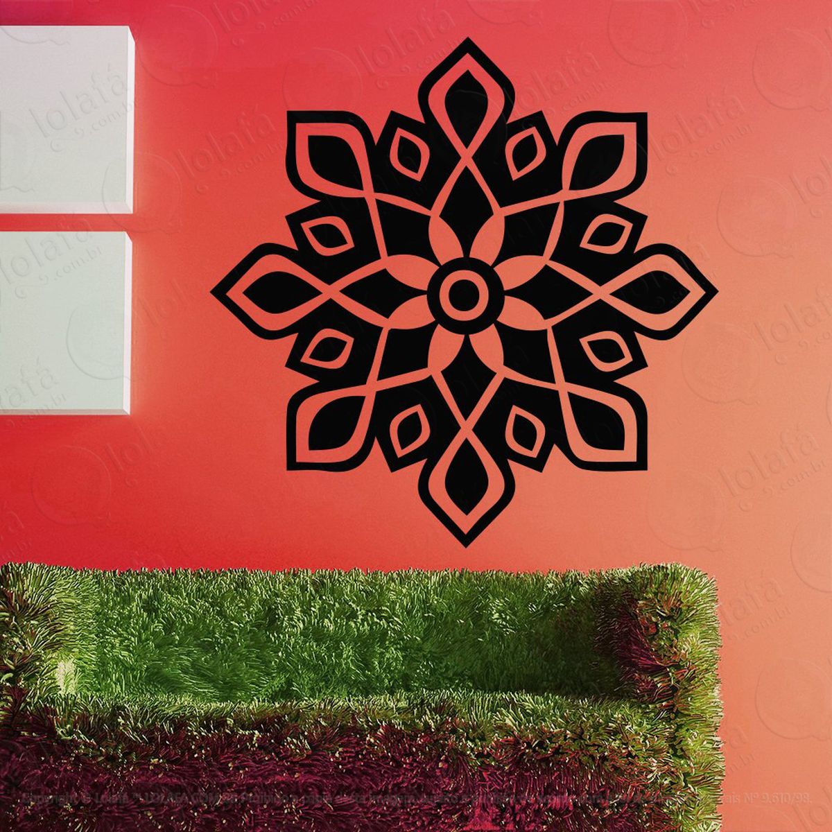 mandala da integridade adesivos de mandalas mod:43