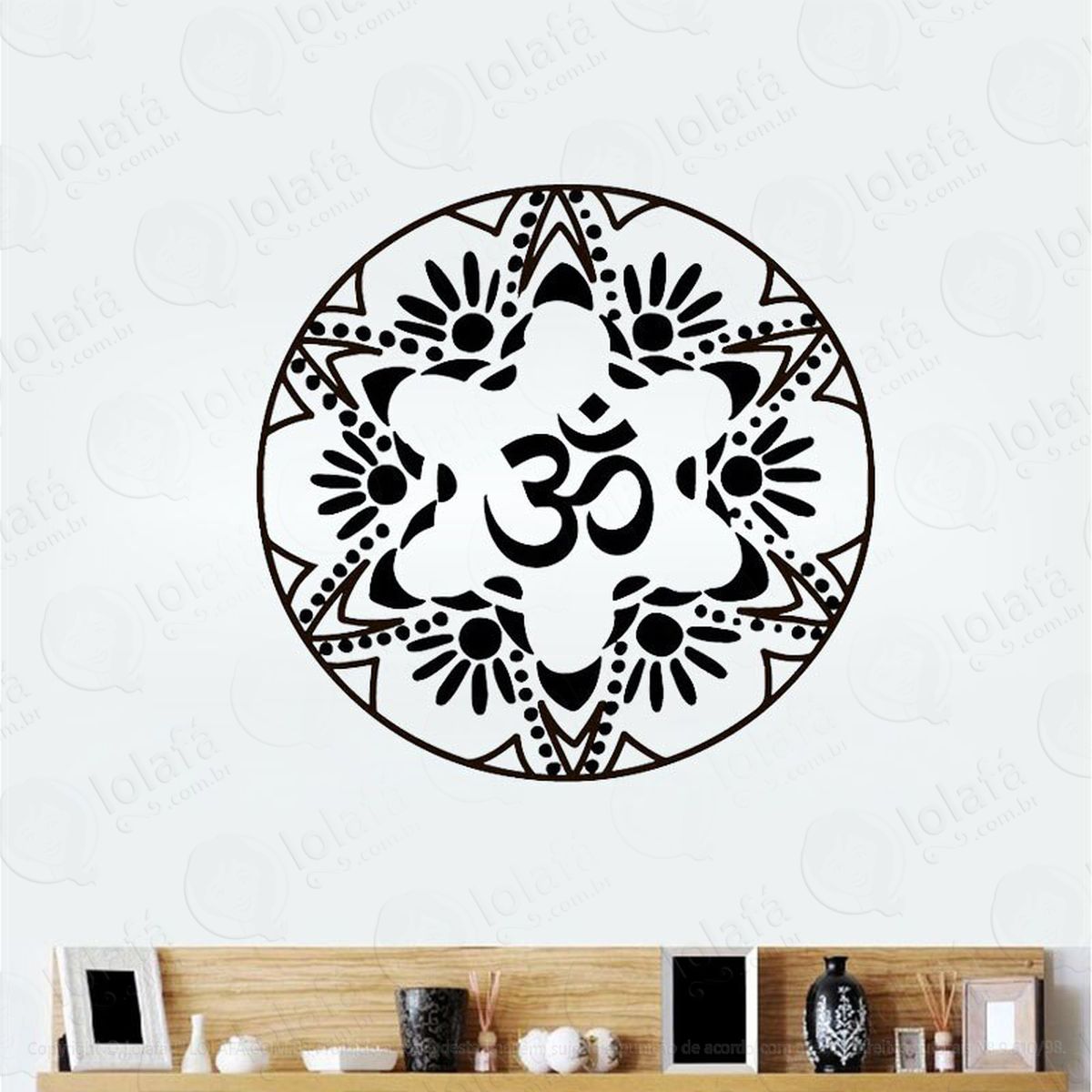 mandala do autocontrole adesivos de mandalas mod:78