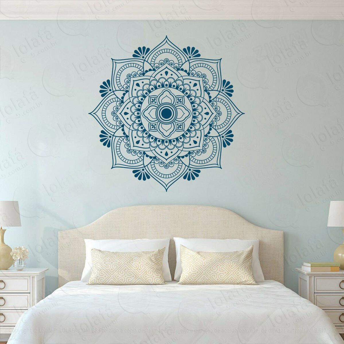 mandala para fortalecer o amor adesivos de mandalas mod:151