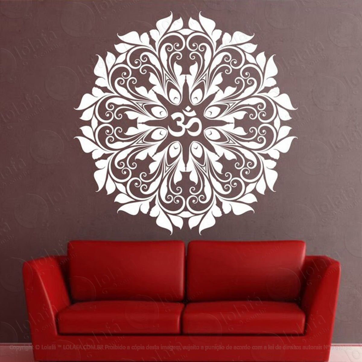 mandala para expandir a mente adesivos de mandalas mod:156