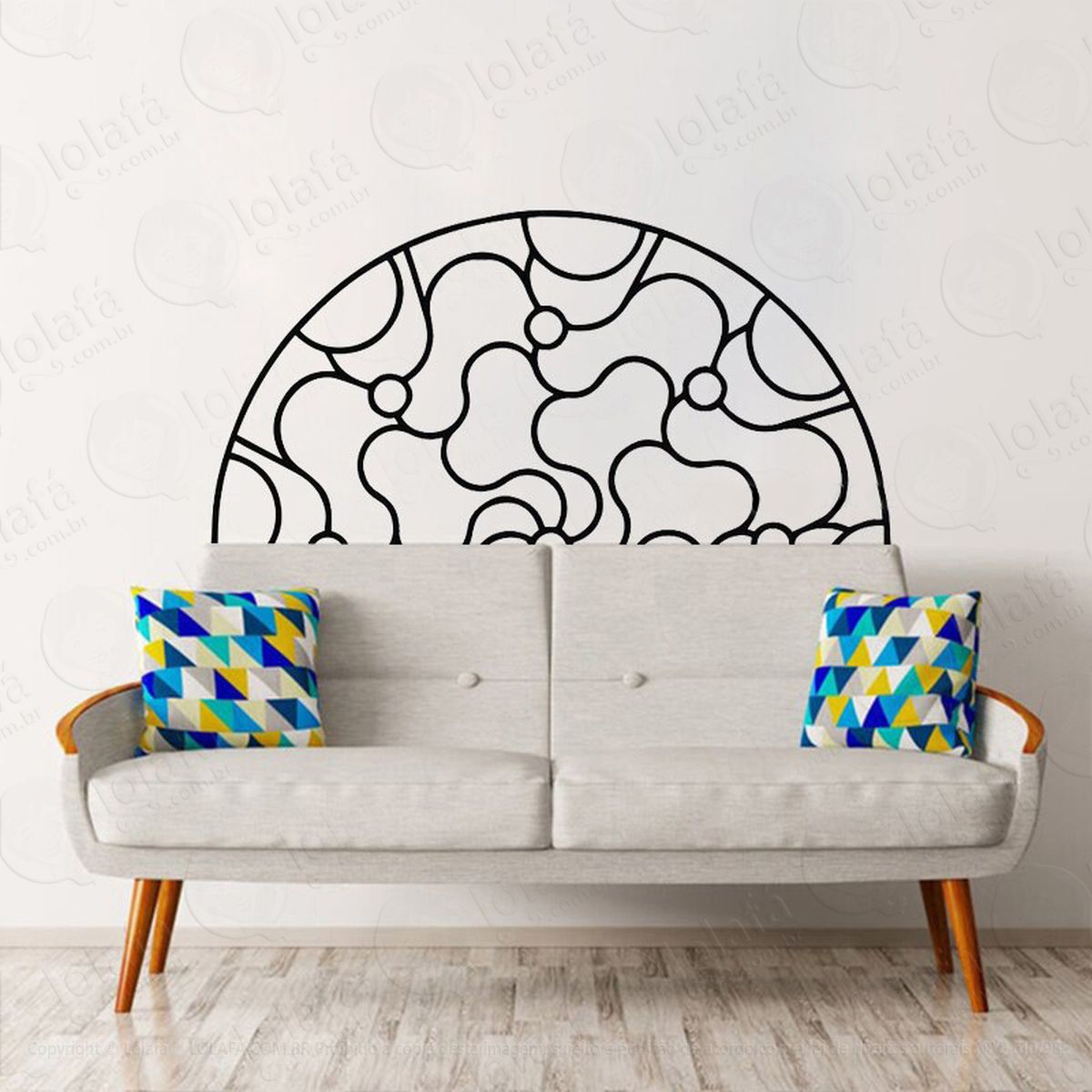 mandala do altruísmo adesivos de mandalas mod:178