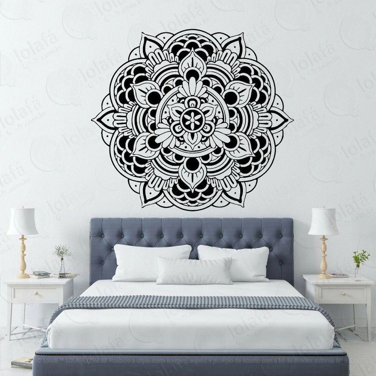 mandala para atrair o amor adesivos de mandalas mod:186