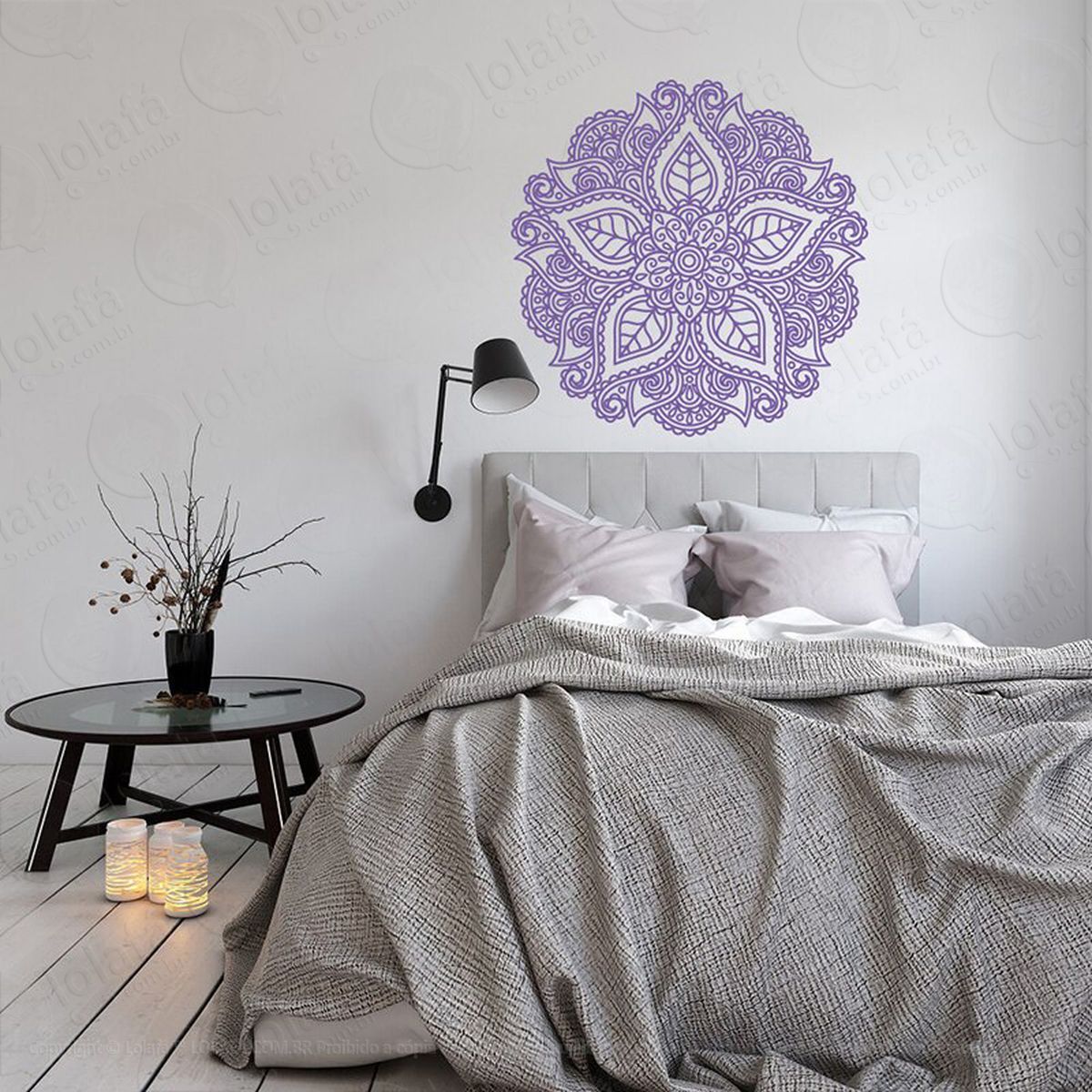 mandala para atrair felicidade adesivos de mandalas mod:190