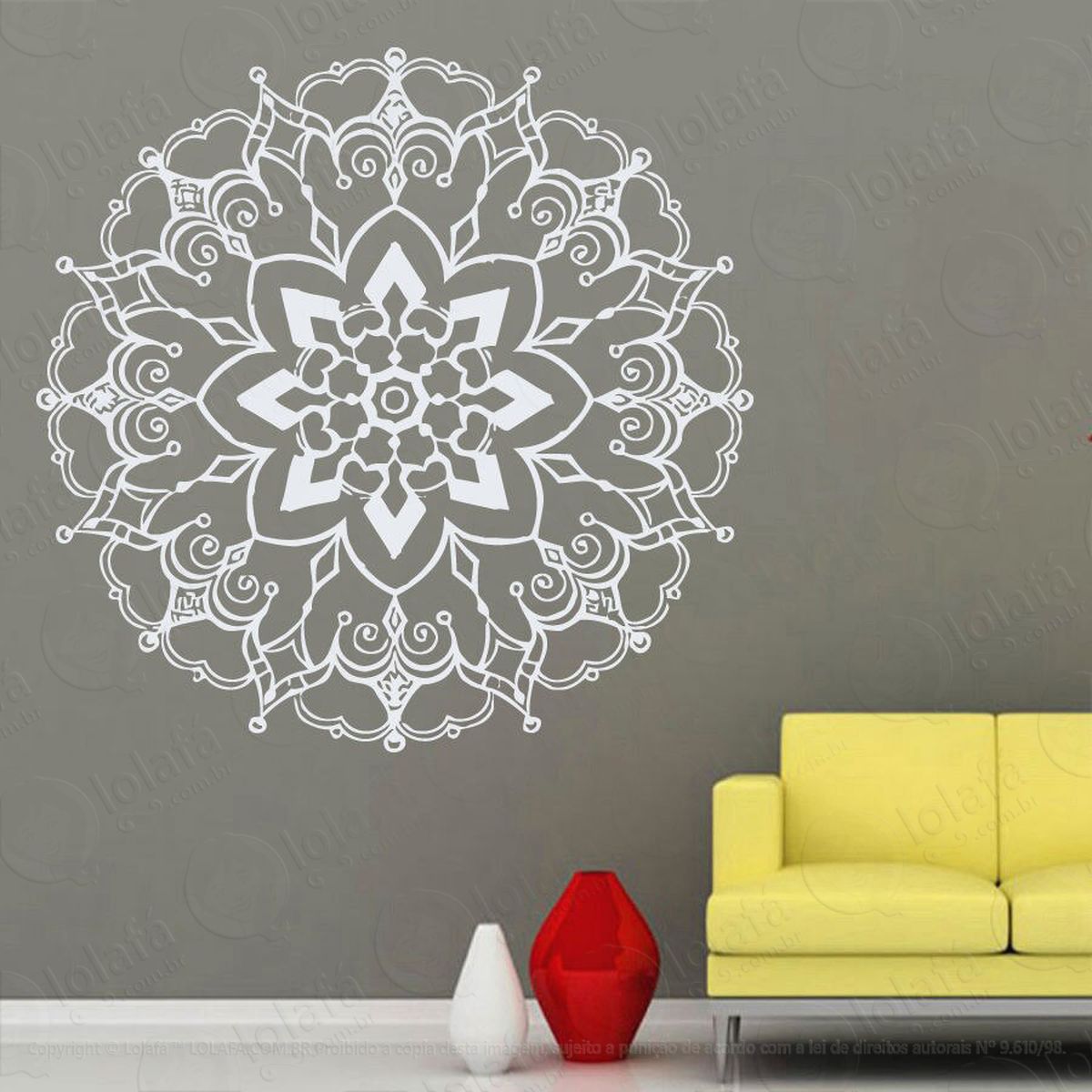 mandala do autoconhecimento adesivos de mandalas mod:253