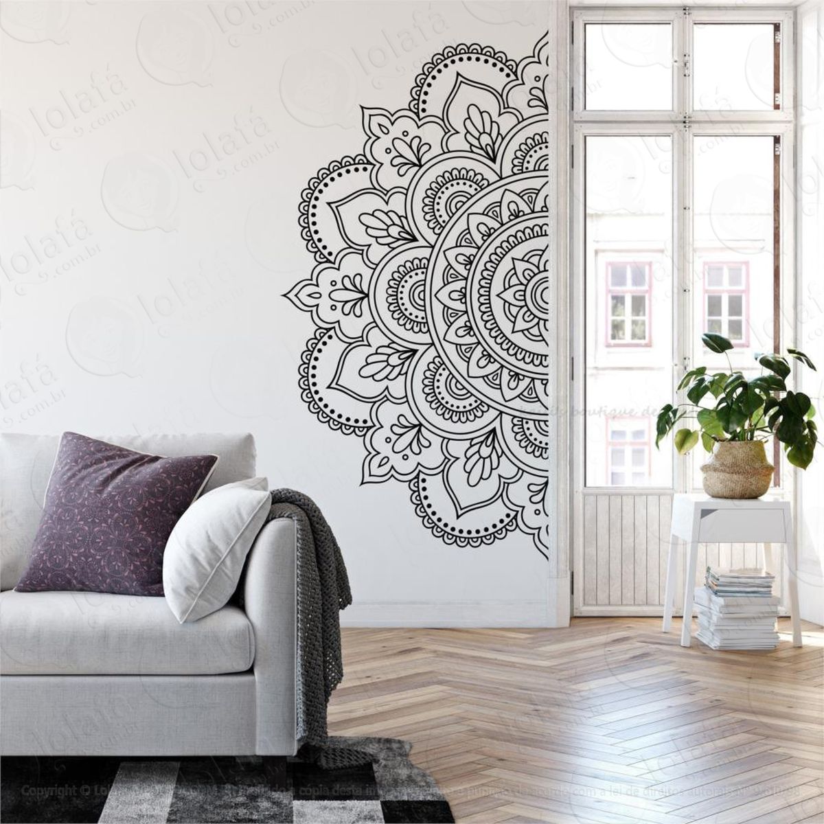 mandala das boas escolhas adesivos de mandalas mod:257