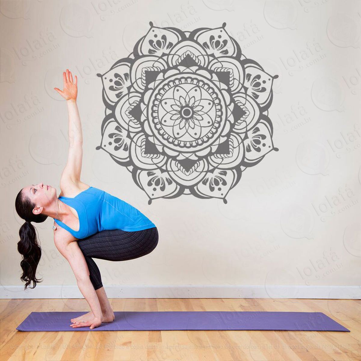mandala do equilíbrio adesivos de mandalas mod:272