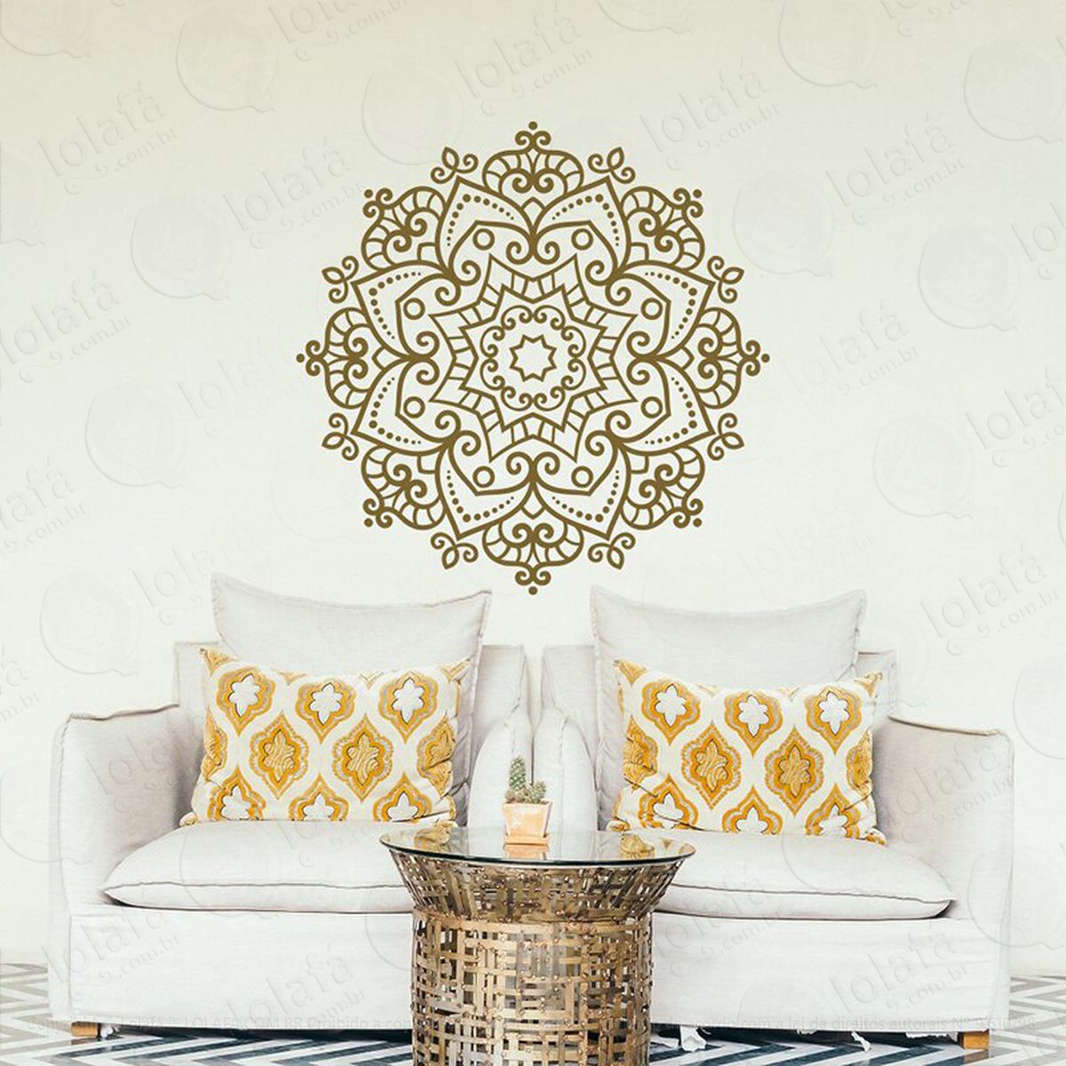 mandala para cultivar energias positivas adesivos de mandalas mod:294