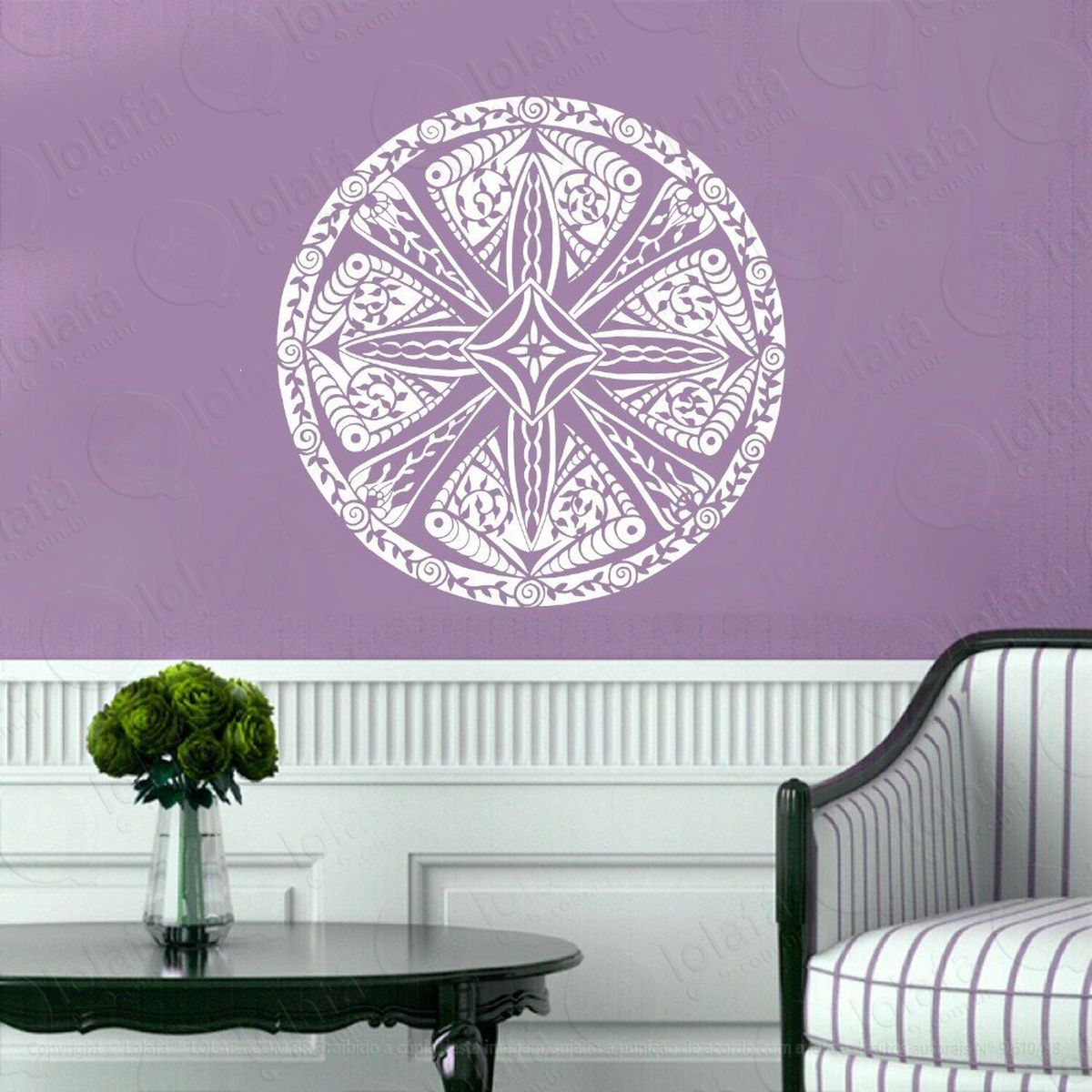 mandala para cultivar a sabedoria adesivos de mandalas mod:295