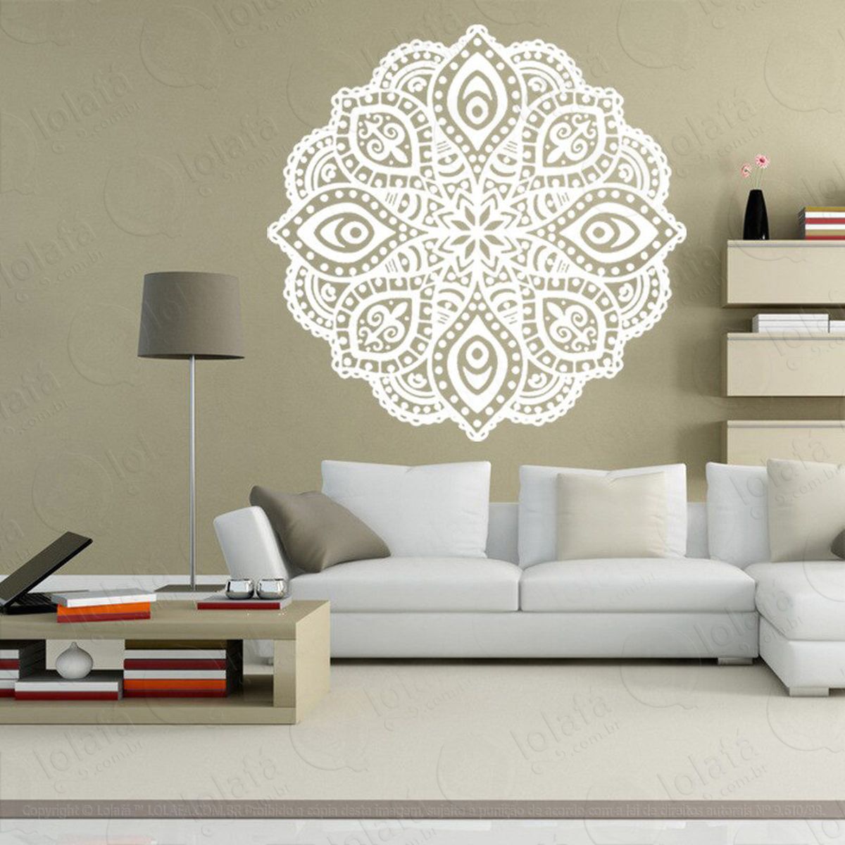 mandala para recomeçar com sabedoria adesivos de mandalas mod:312