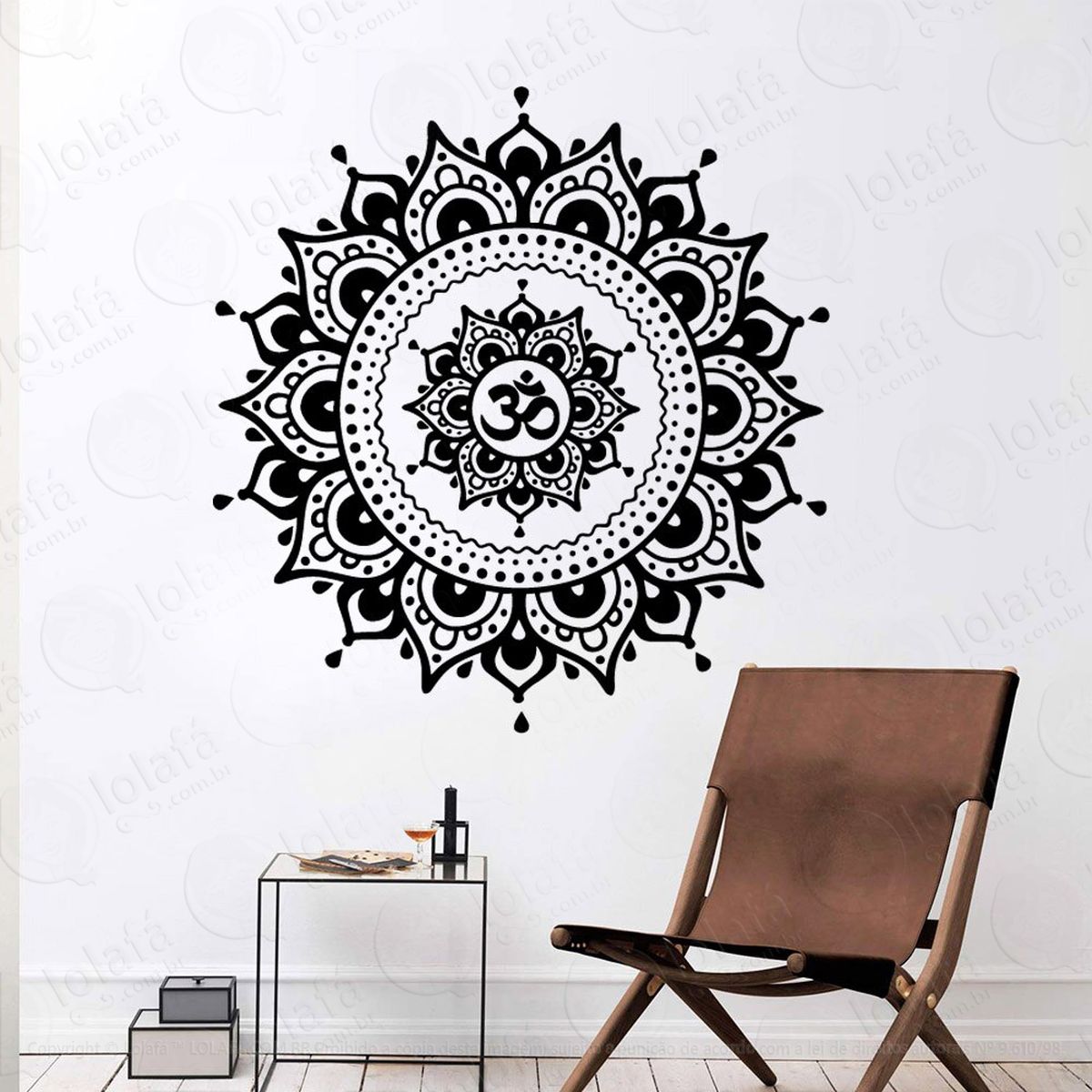 mandala para cultivar o equilíbrio adesivos de mandalas mod:319