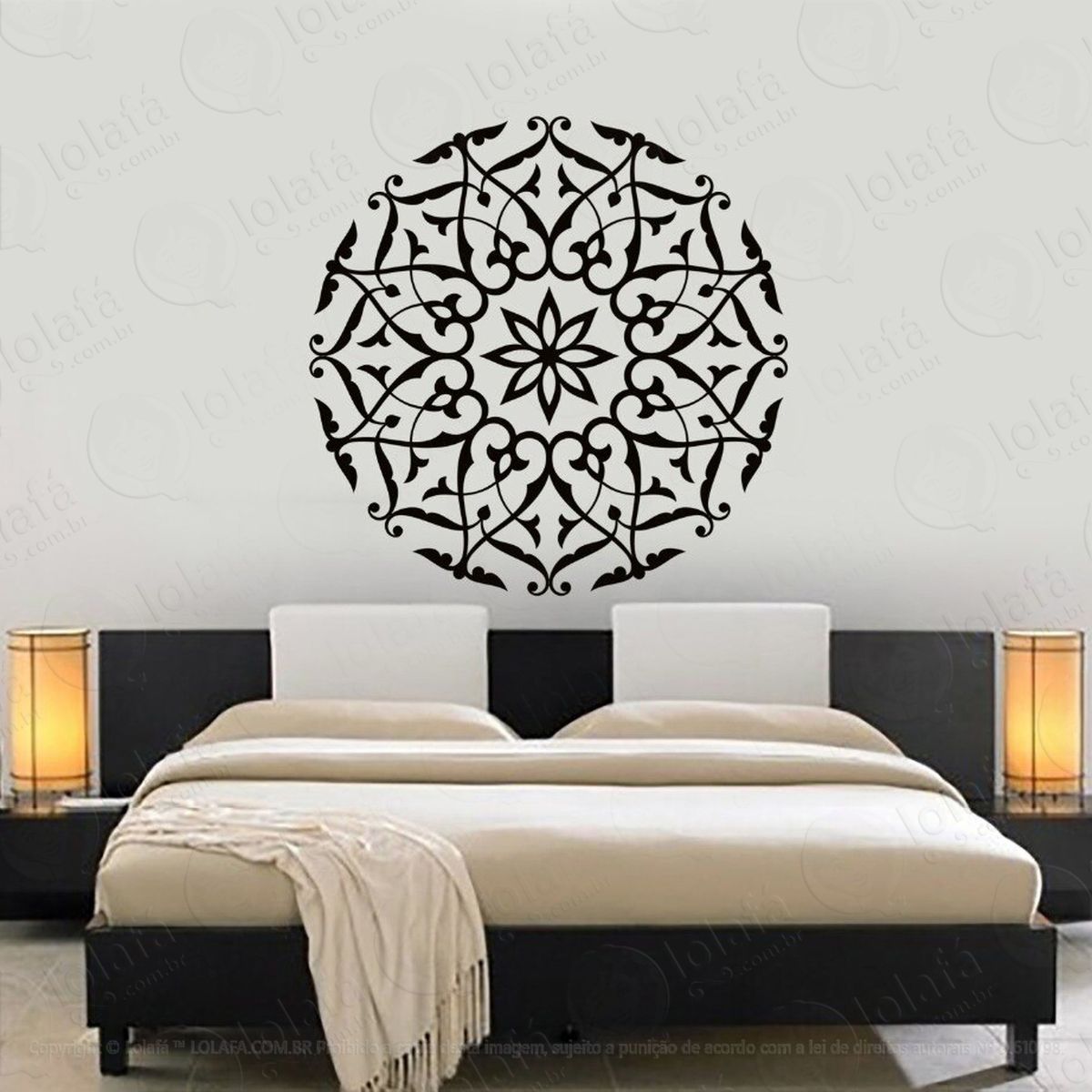 mandala para atrair o amor verdadeiro adesivos de mandalas mod:325