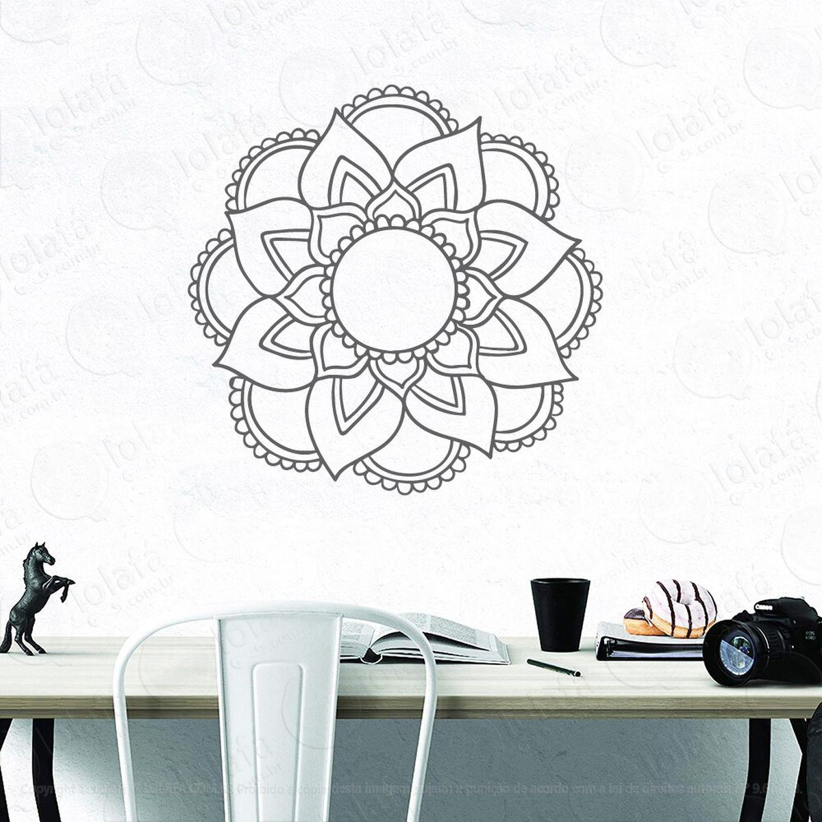 mandala do otimismo adesivos de mandalas mod:352