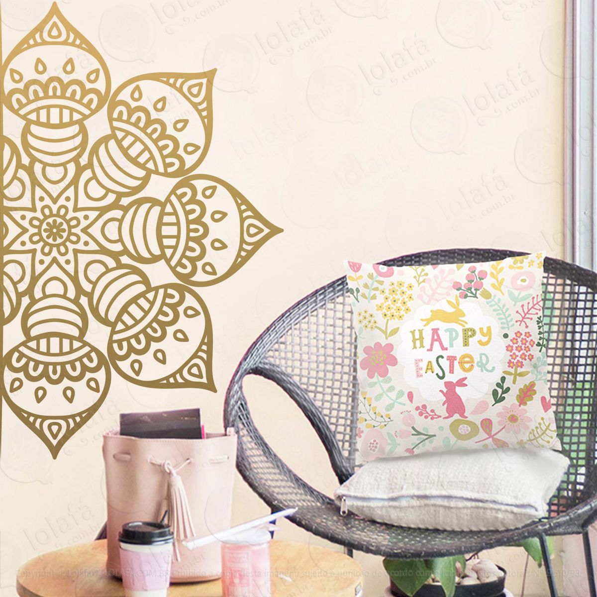 mandala da integridade adesivos de mandalas mod:364