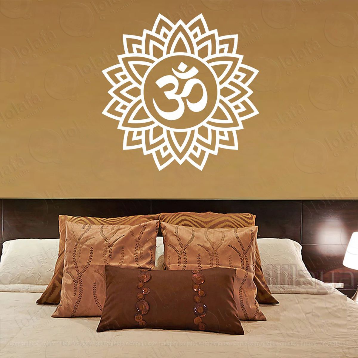 mandala para equilibrar as energias espirituais adesivos de mandalas mod:367