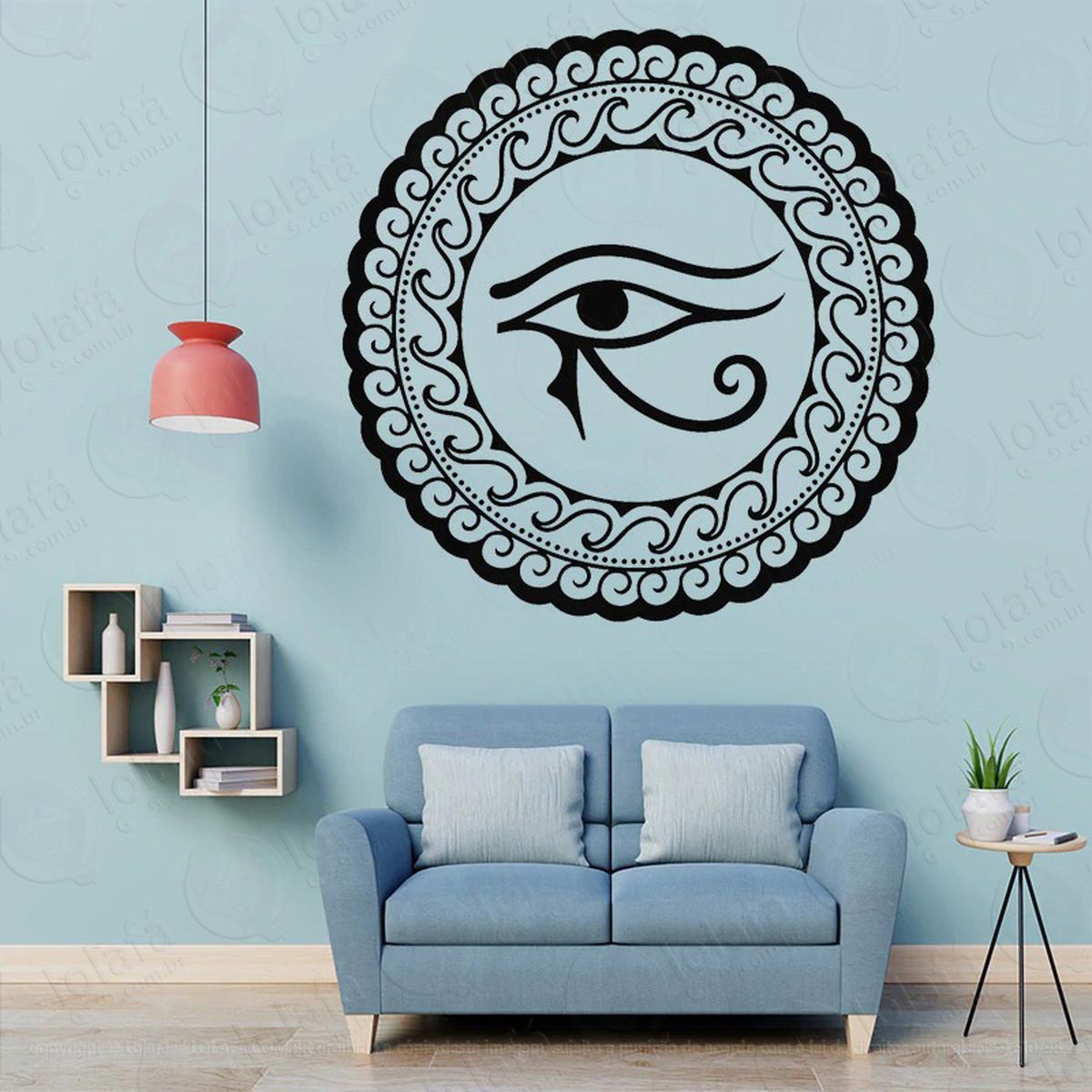 mandala olho da providência adesivos de mandalas mod:373