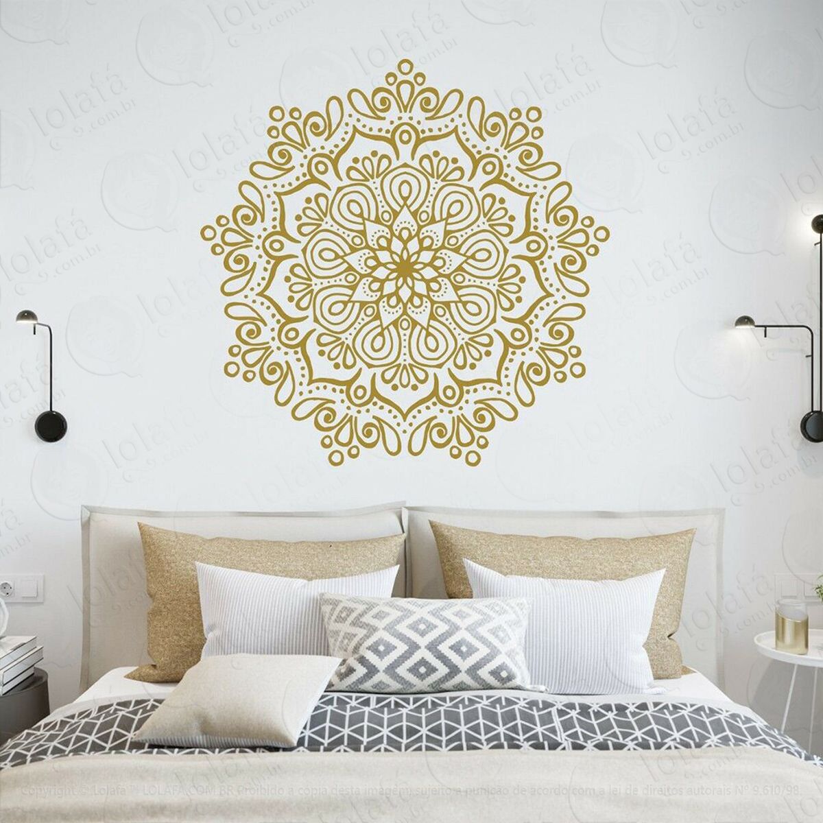 mandala da prosperidade adesivos de mandalas mod:464