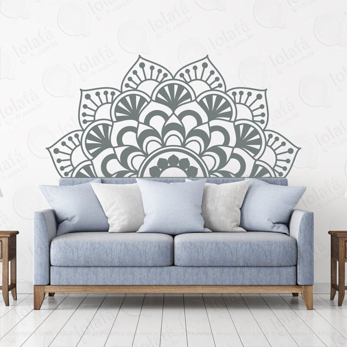 mandala para atrair saúde adesivos de mandalas mod:480