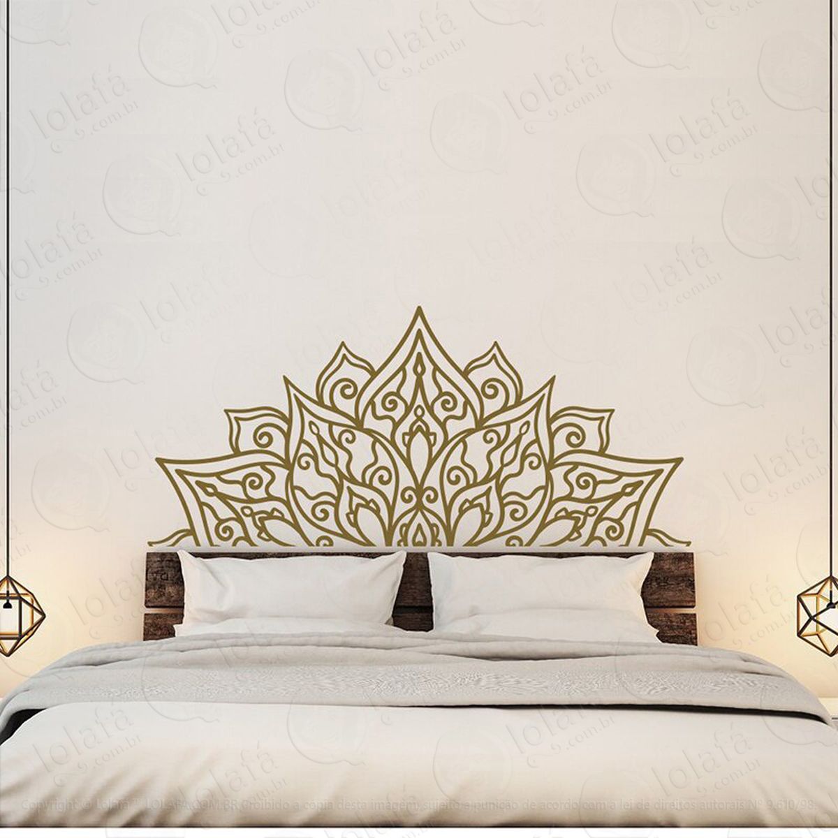 mandala para cultivar bons pensamentos adesivos de mandalas mod:483