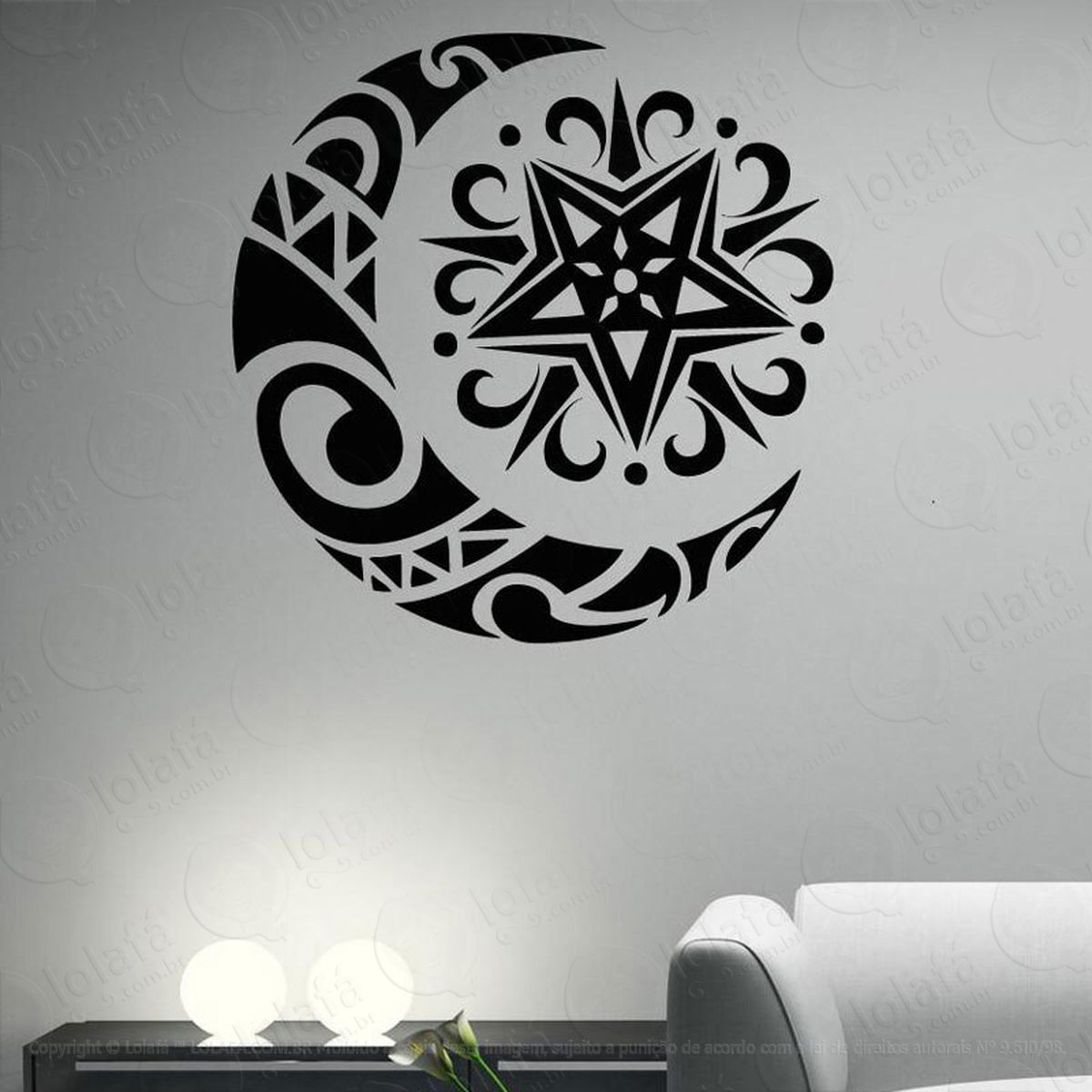 mandala sol e lua para fortalecer o relacionamento adesivos de mandalas mod:490